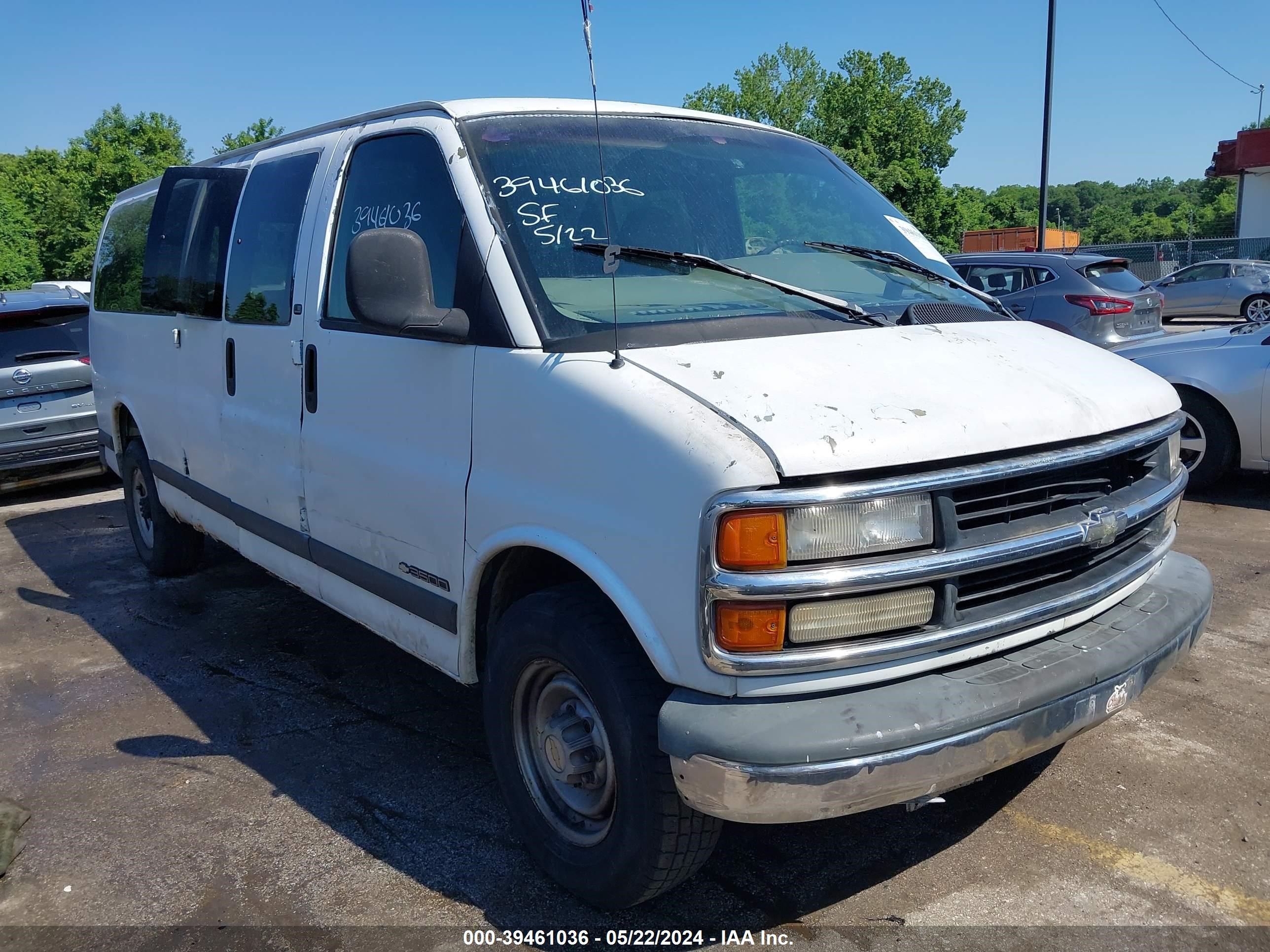 chevrolet express 1999 1gahg39r3x1088735