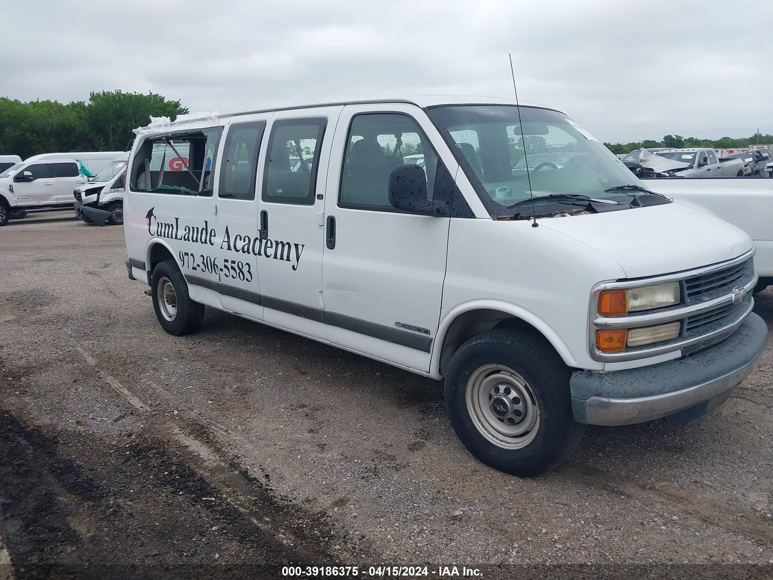 chevrolet express 2000 1gahg39r3y1122089