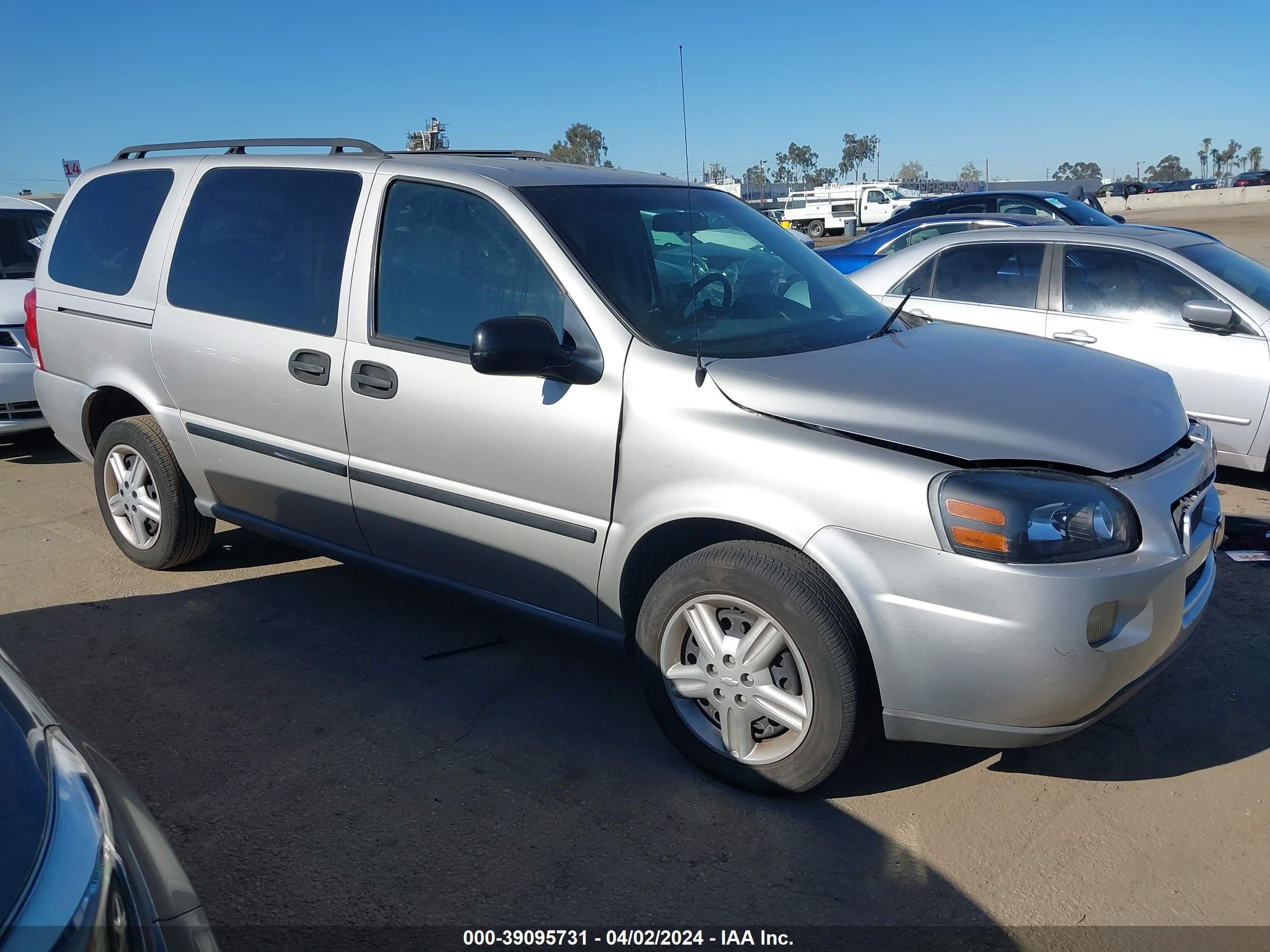 chevrolet uplander 2005 1gbdv13lx5d210219