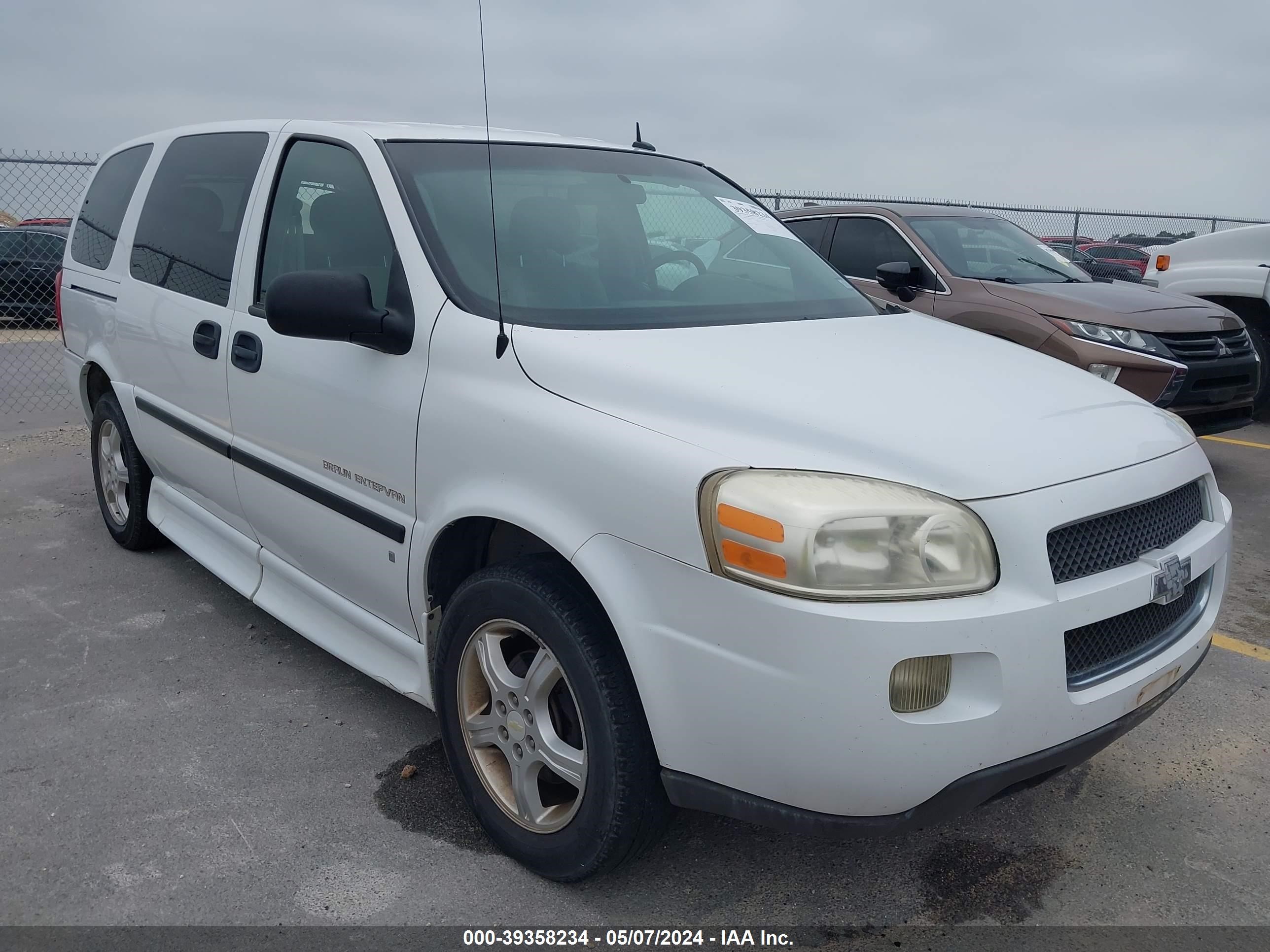 chevrolet uplander 2007 1gbdv13w07d139352