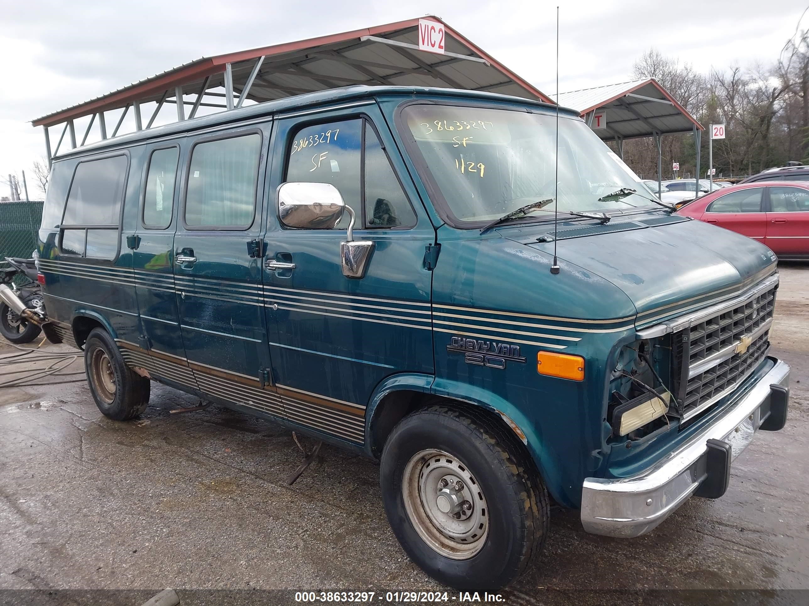 chevrolet van 1995 1gbeg25z5sf117274