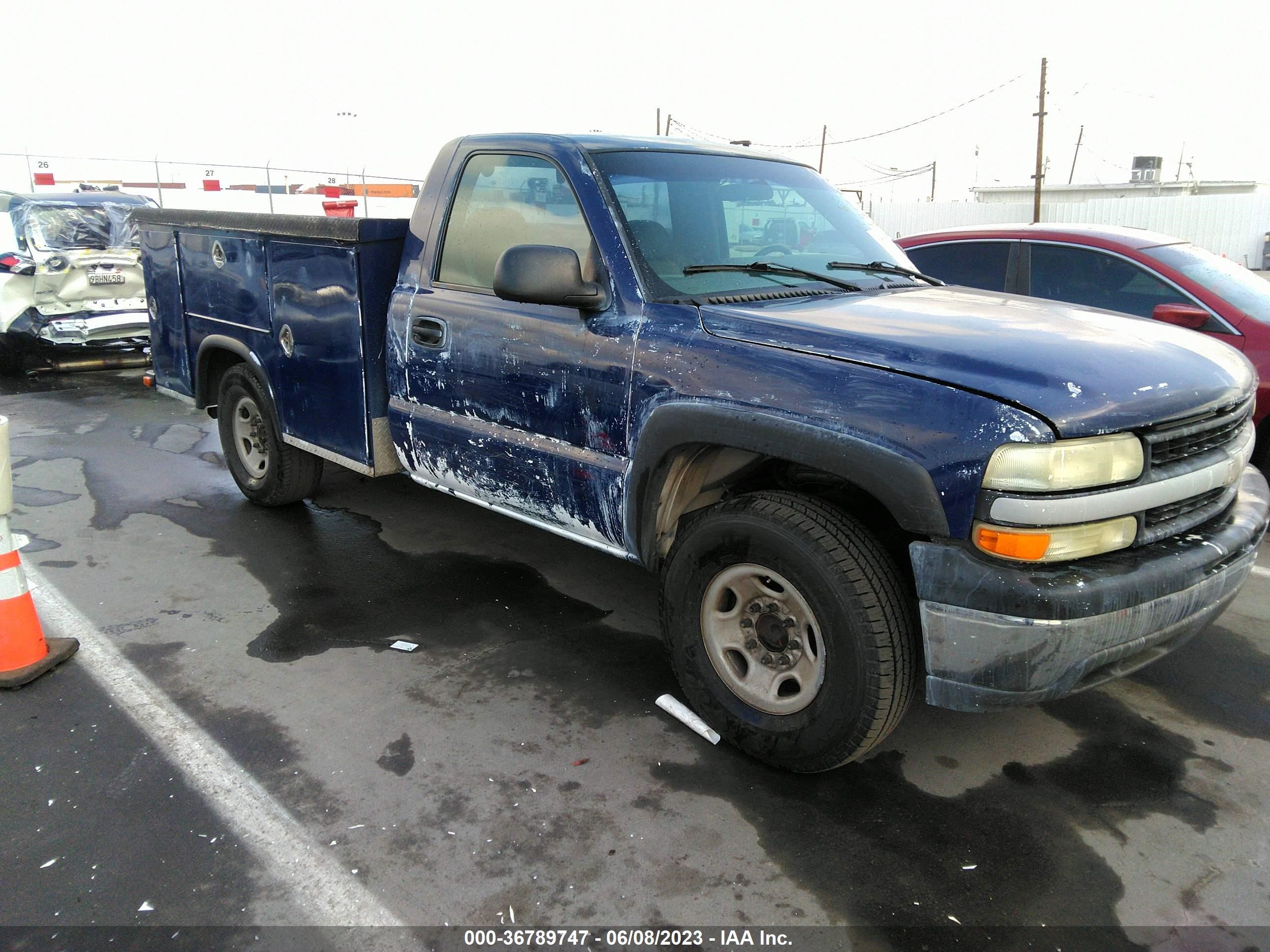 chevrolet silverado 2002 1gbgc24u72z200360