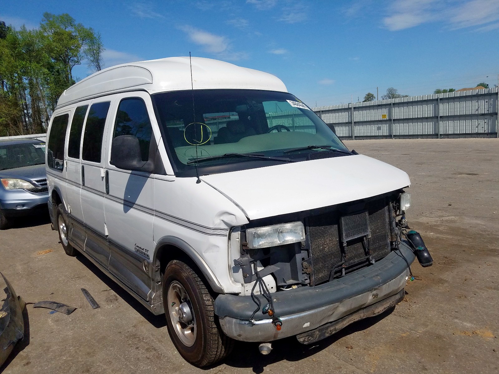 chevrolet express g2 2002 1gbgg25r121182449