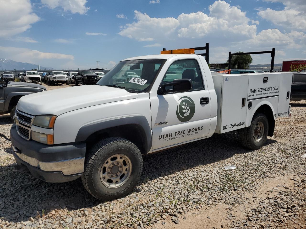 chevrolet silverado 2007 1gbhk34u87e166991