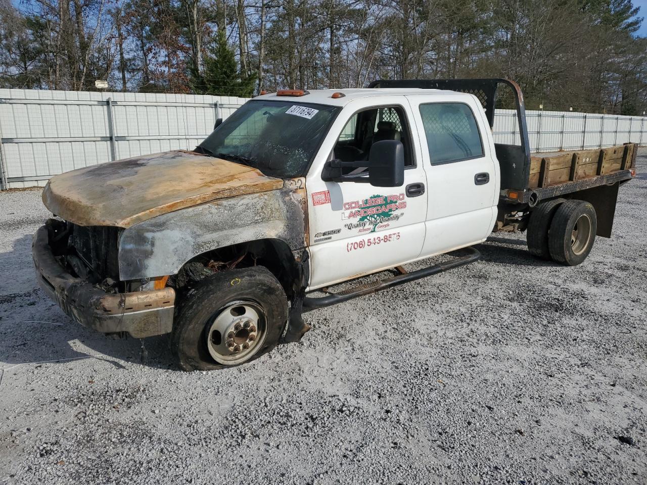 chevrolet silverado 2006 1gbjc33d16f254127