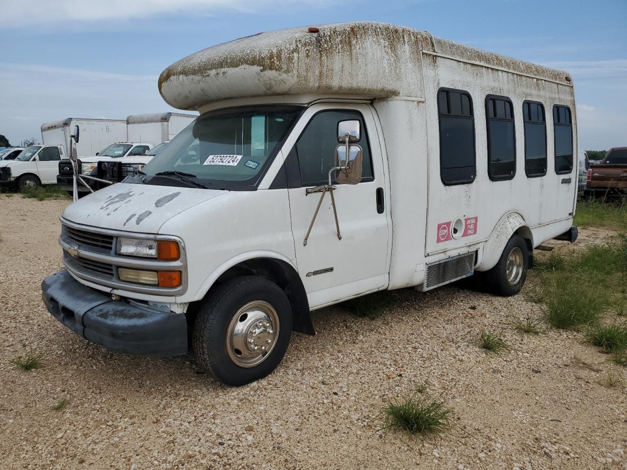 chevrolet express 2000 1gbjg31f7y1229631