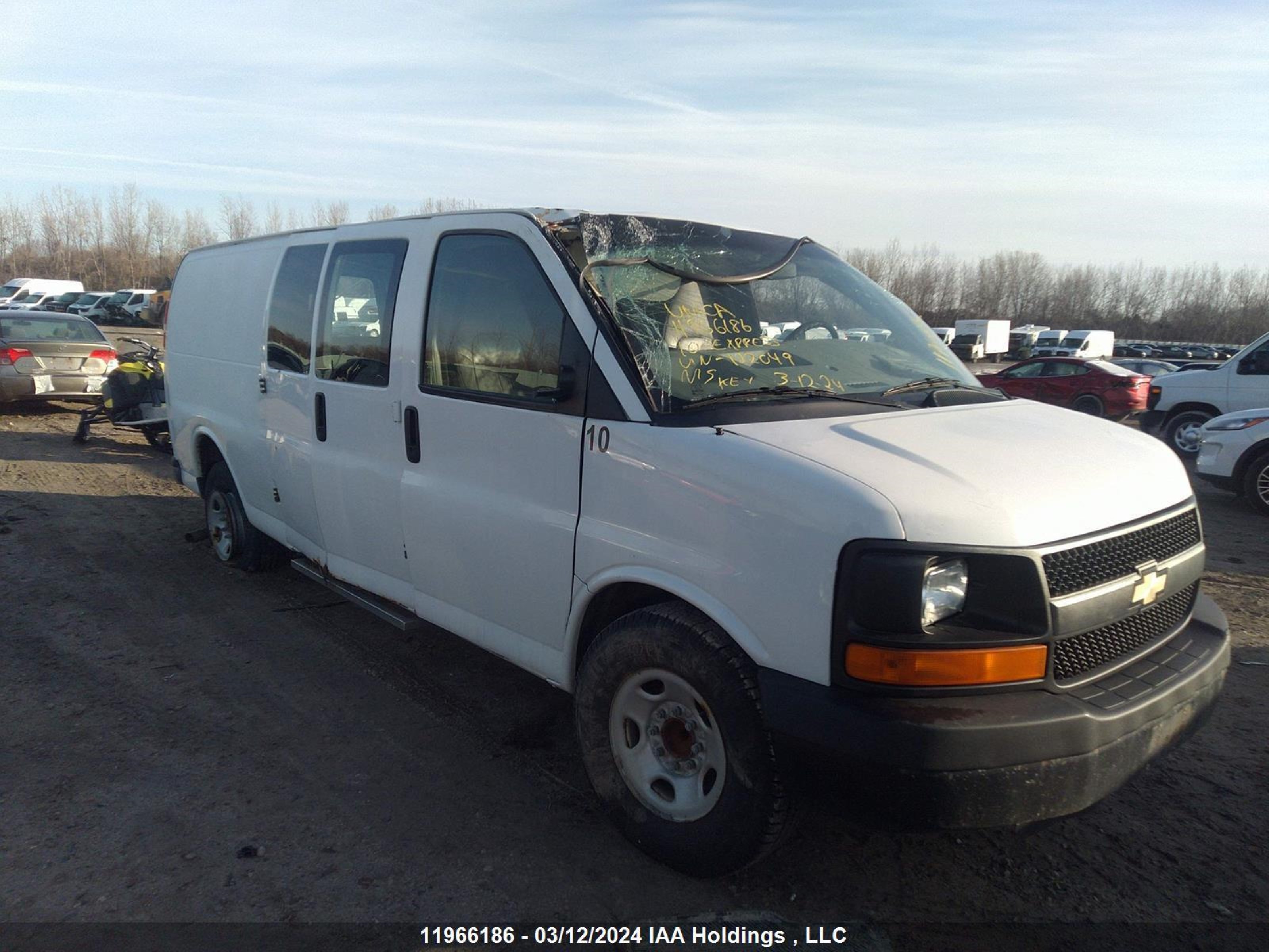 chevrolet express 2010 1gc2gubg0a1122049