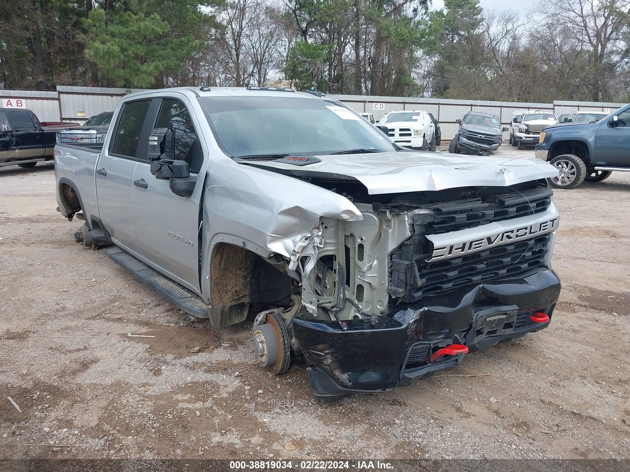 chevrolet silverado 2022 1gc4yme79nf101243