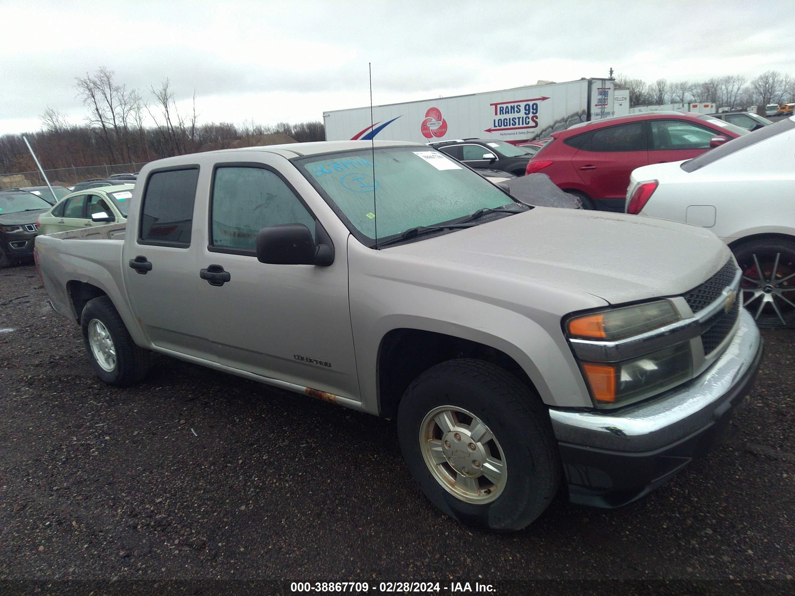 chevrolet colorado 2005 1gccs136x58107353