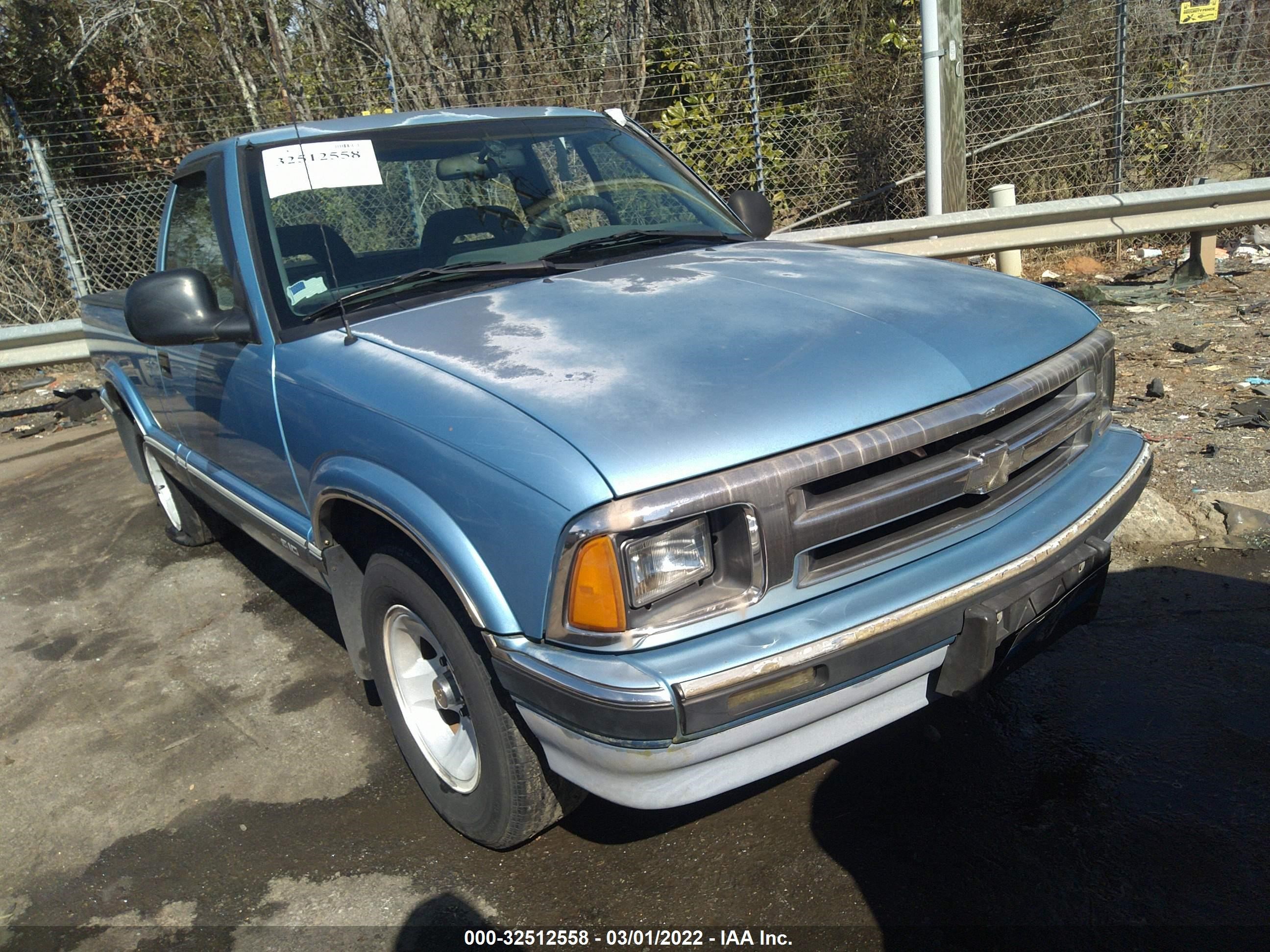 chevrolet s-10 pickup 1996 1gccs14x8tk186495