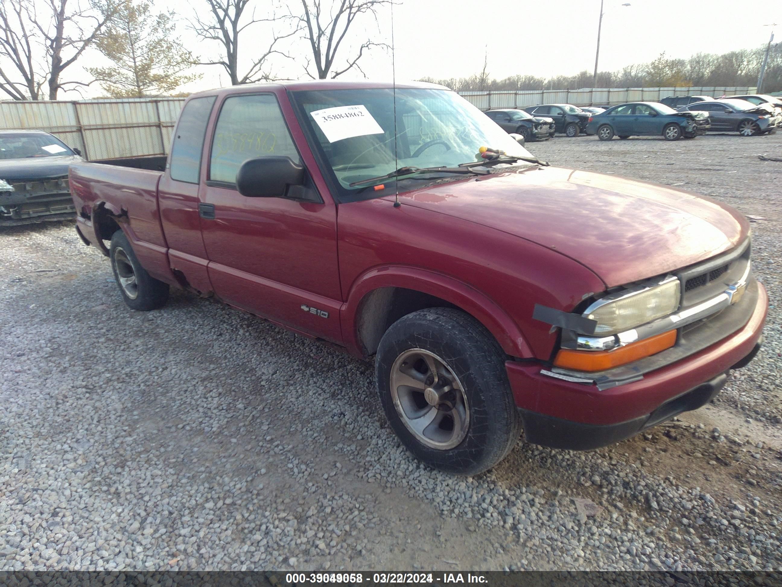 chevrolet s-10 pickup 2002 1gccs19w228131794