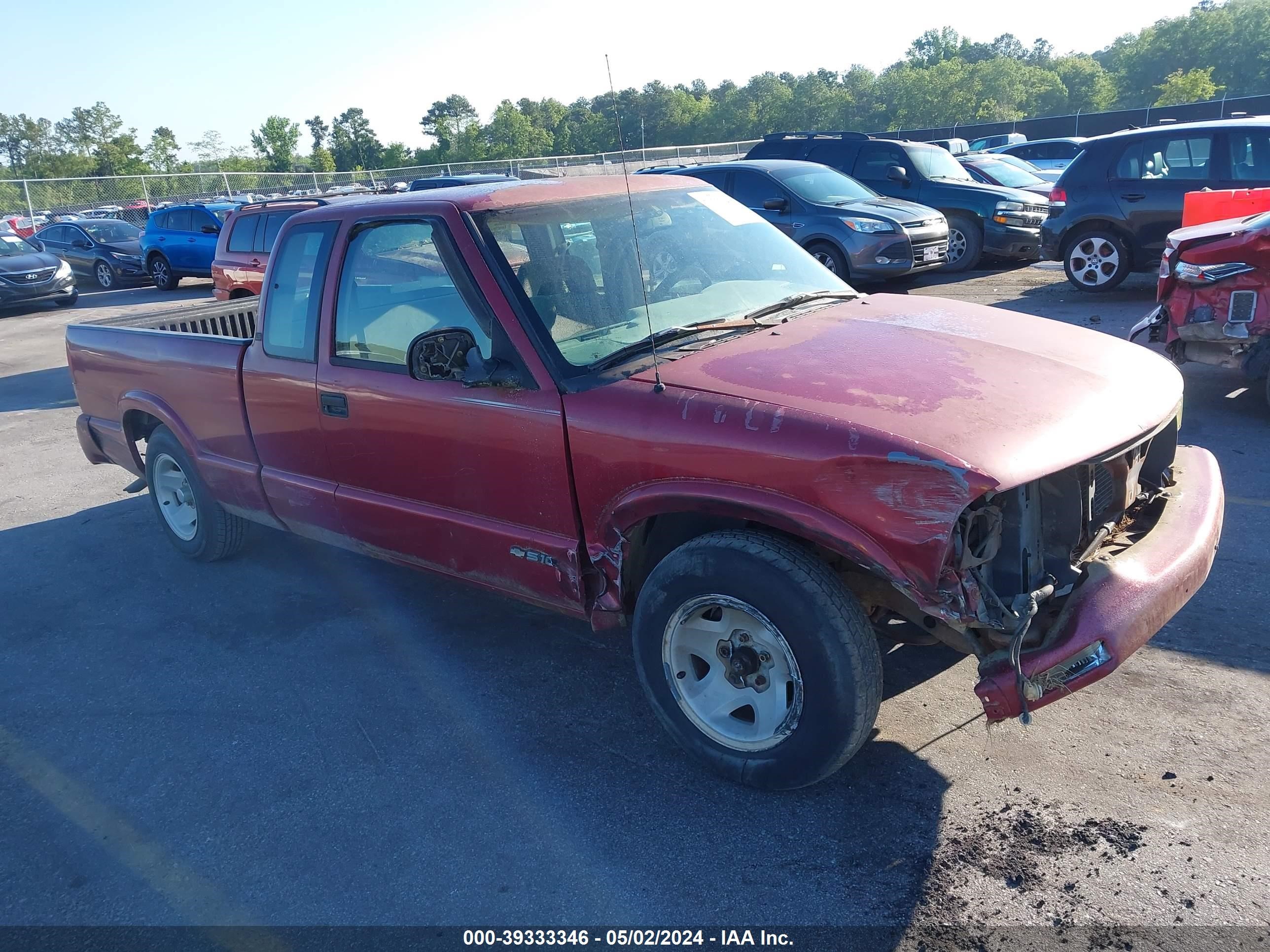 chevrolet s10 1996 1gccs19x5tk186589