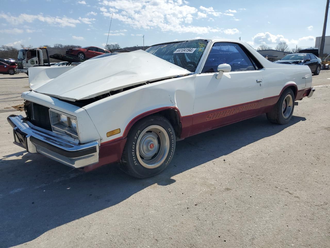 chevrolet el camino 1983 1gccw80h3dr247157