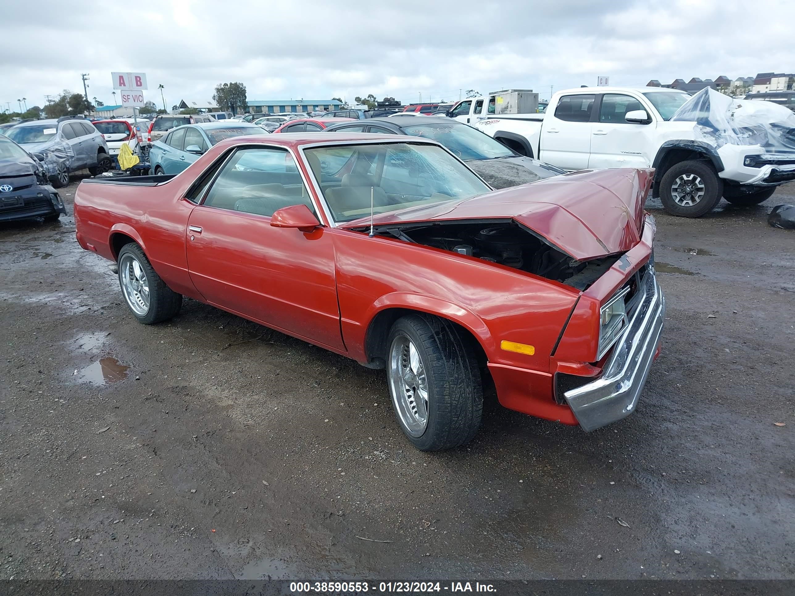 chevrolet el camino 1982 1gccw80h6cr147021