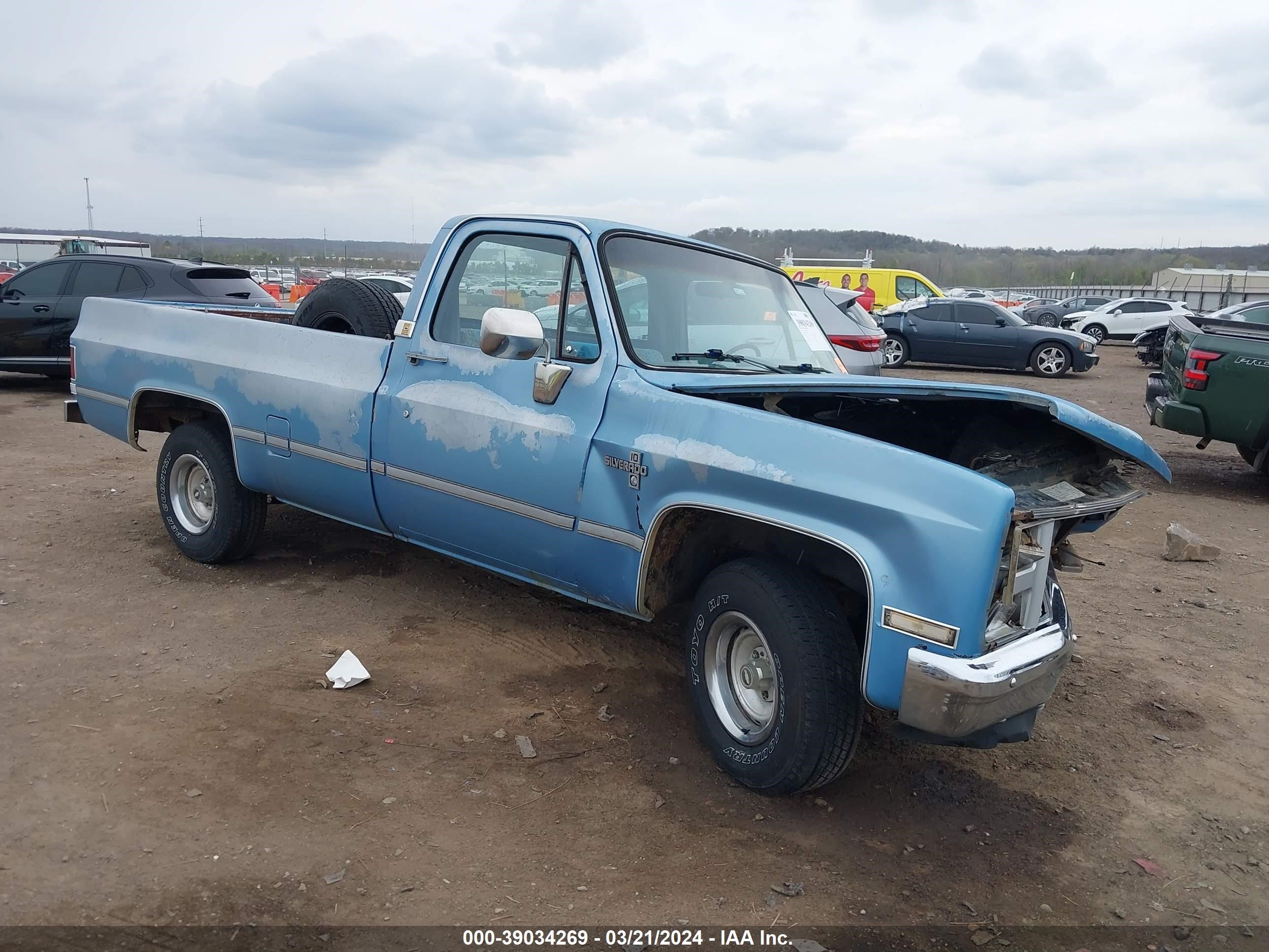 chevrolet c-10 1986 1gcdc14h2gs180532