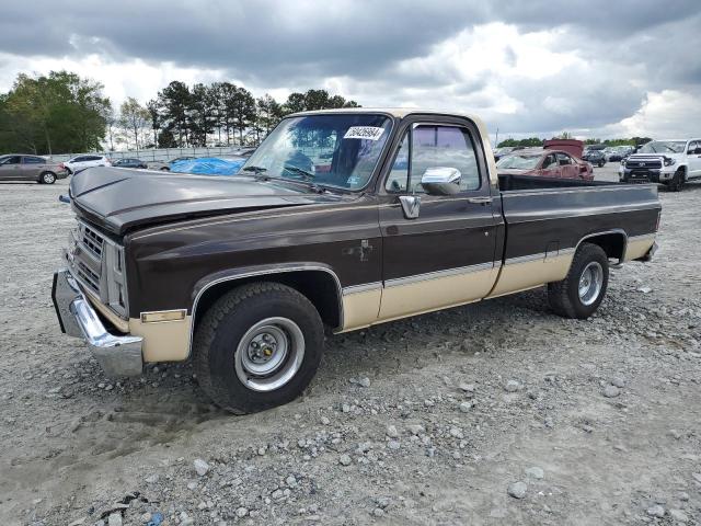 chevrolet c/k1500 1987 1gcdr11k5hf323977