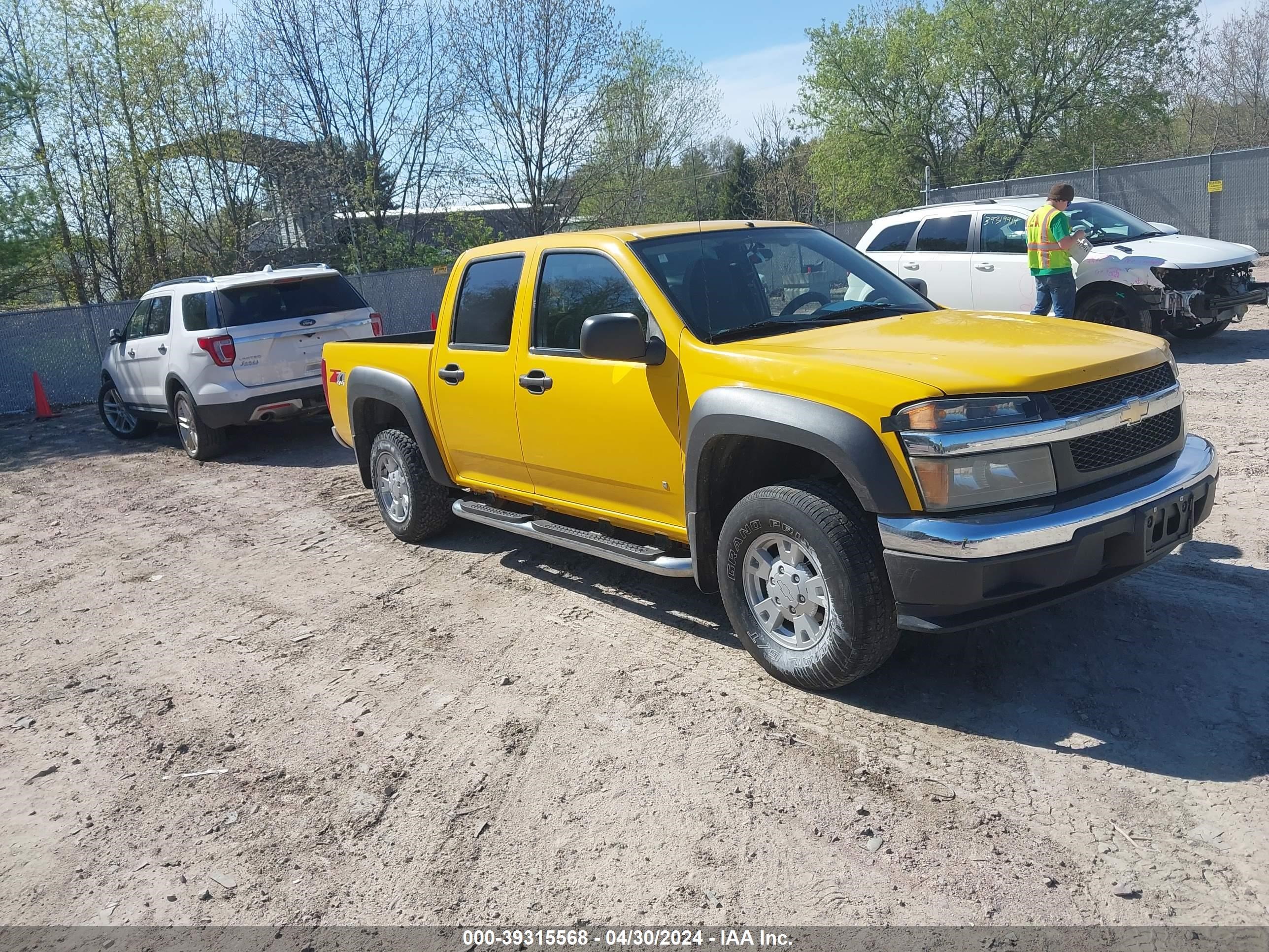 chevrolet colorado 2007 1gcdt13ex78146617