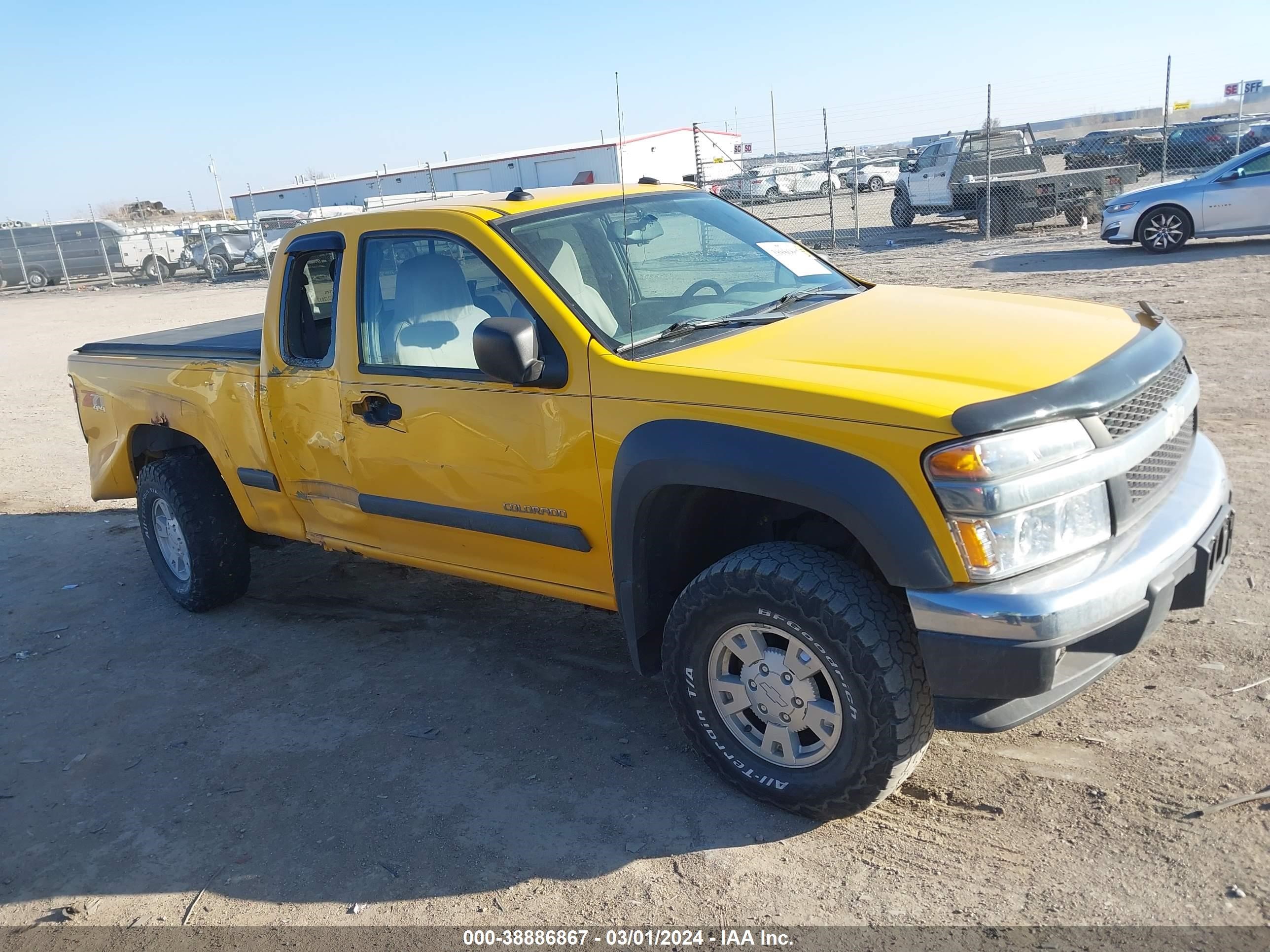 chevrolet colorado 2004 1gcdt196x48100166