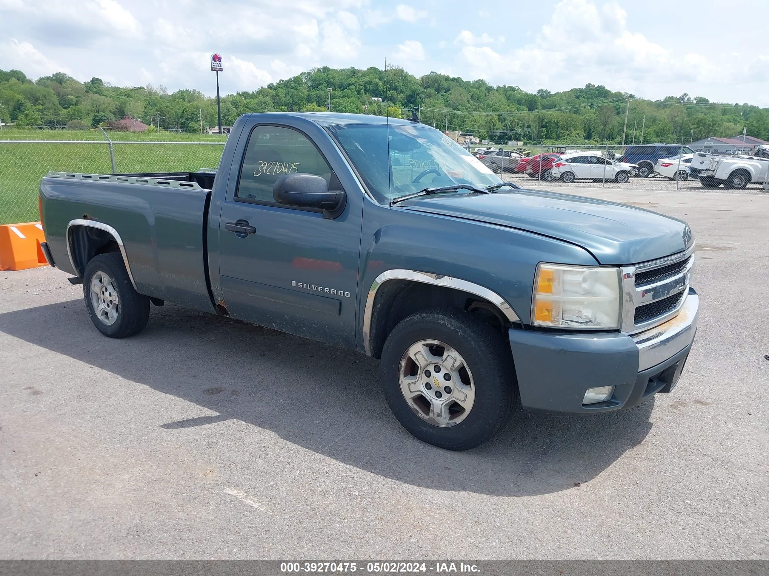 chevrolet silverado 2007 1gcec14097z568315