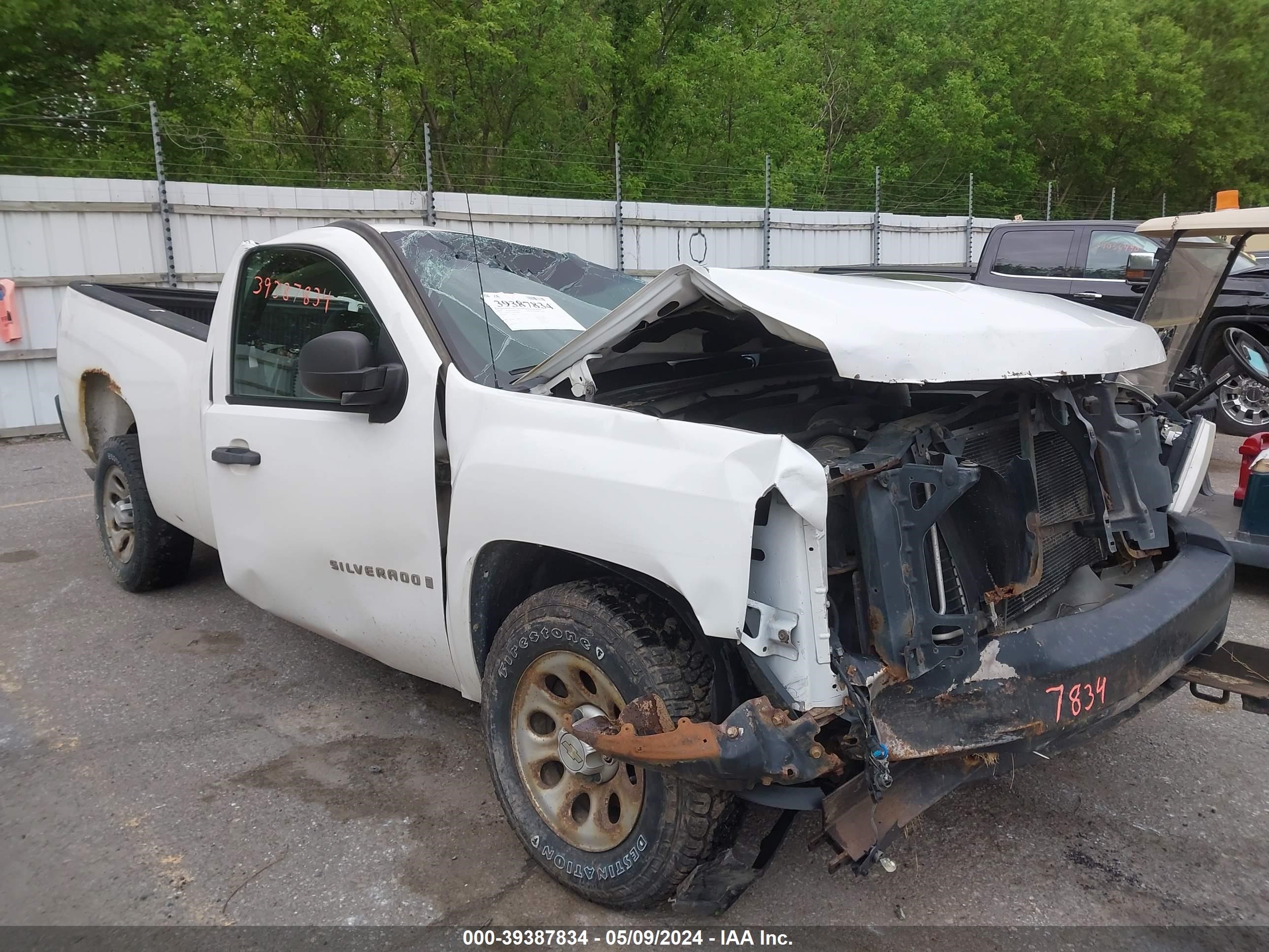 chevrolet silverado 2008 1gcec14c18e135042