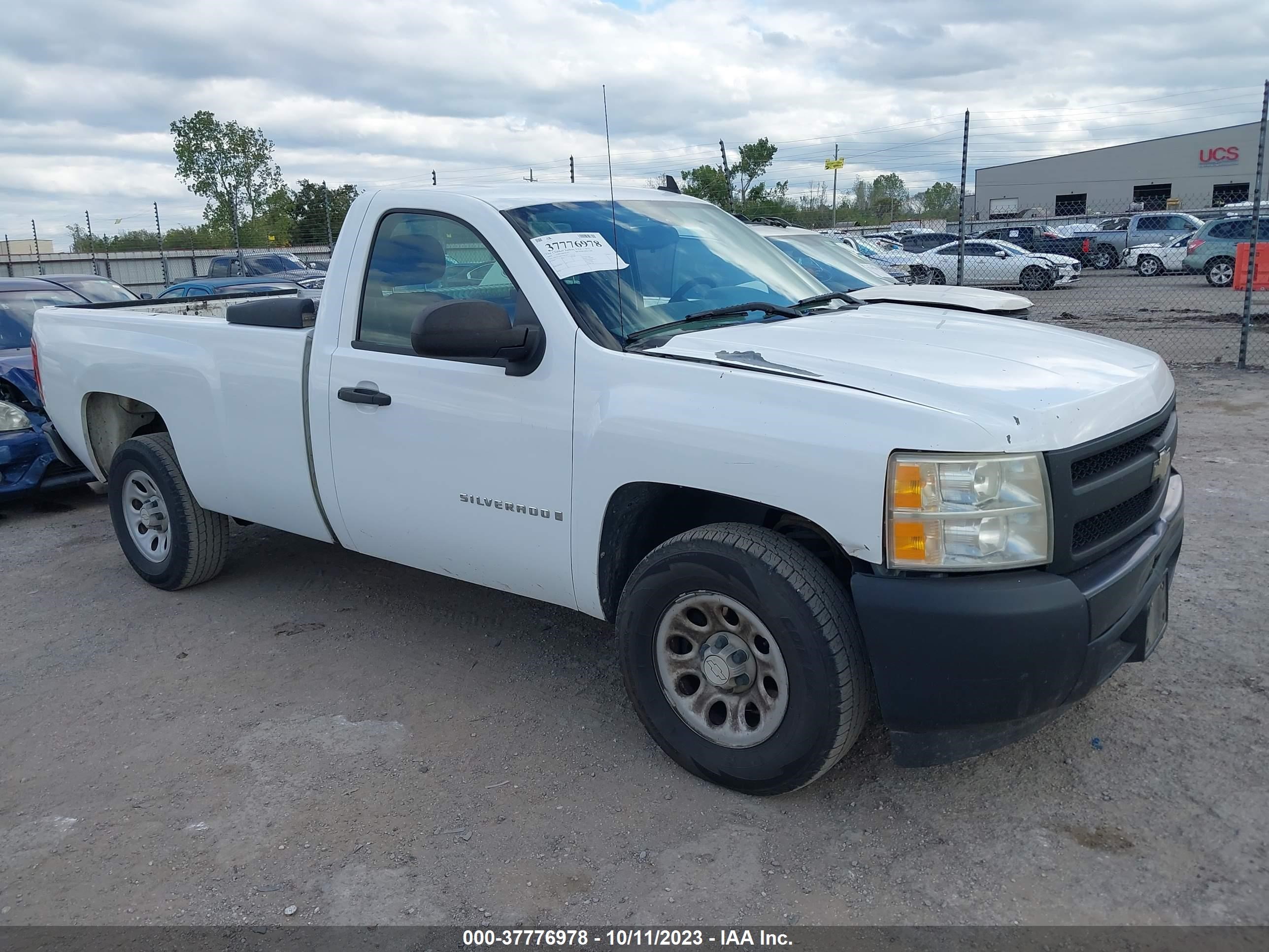 chevrolet silverado 2007 1gcec14c37z653211