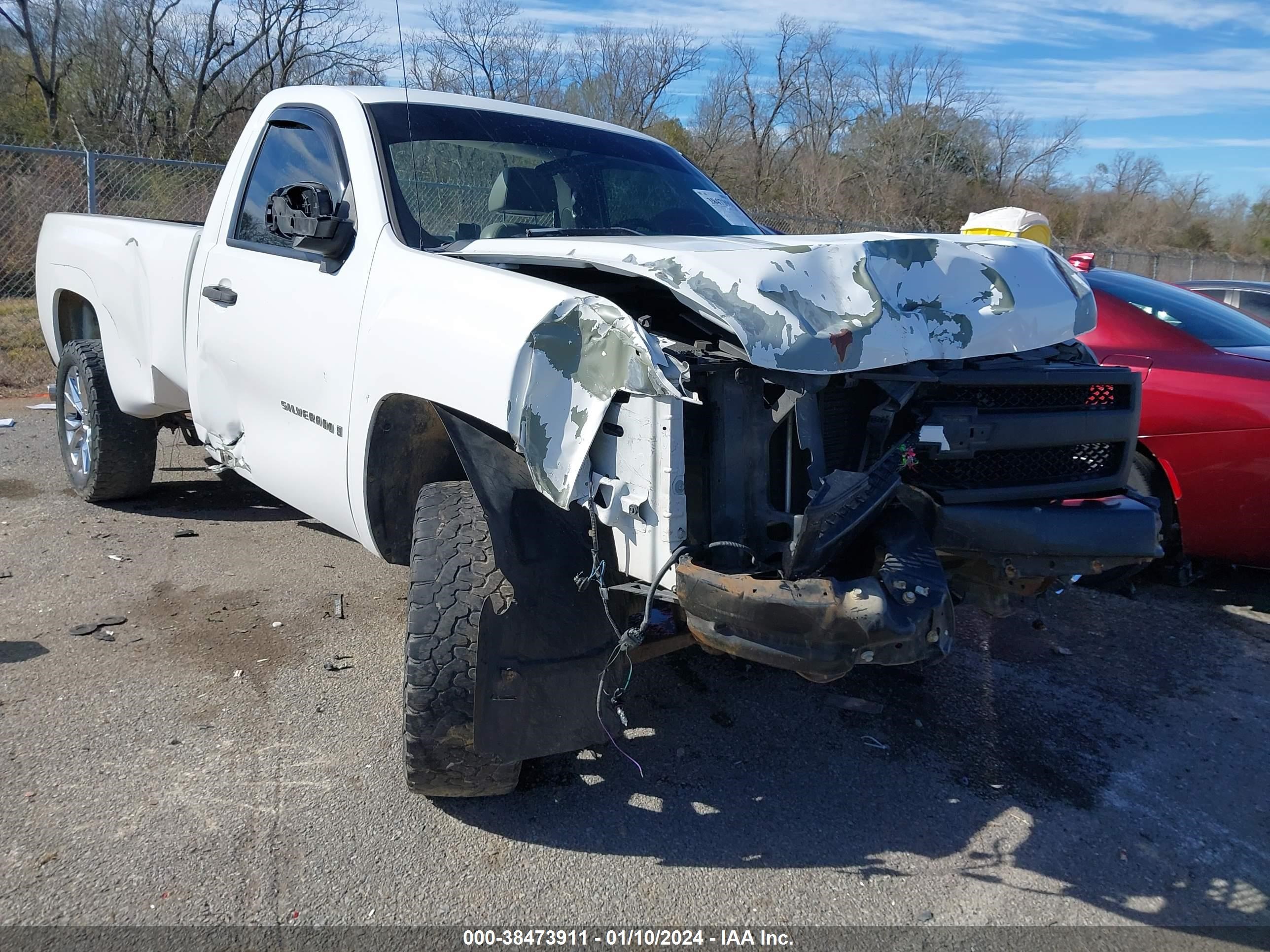 chevrolet silverado 2007 1gcec14c57z587227