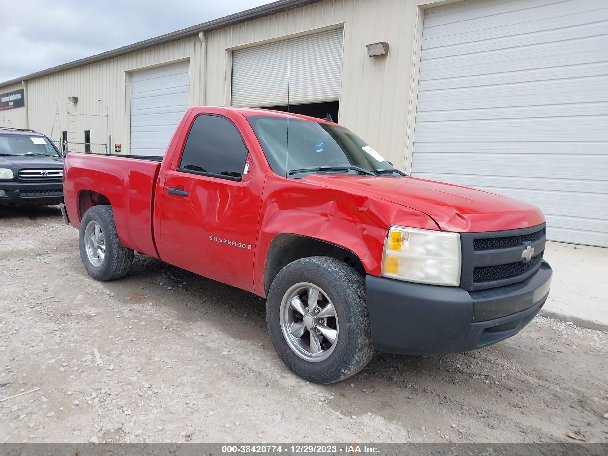 chevrolet silverado 2007 1gcec14c87z557347