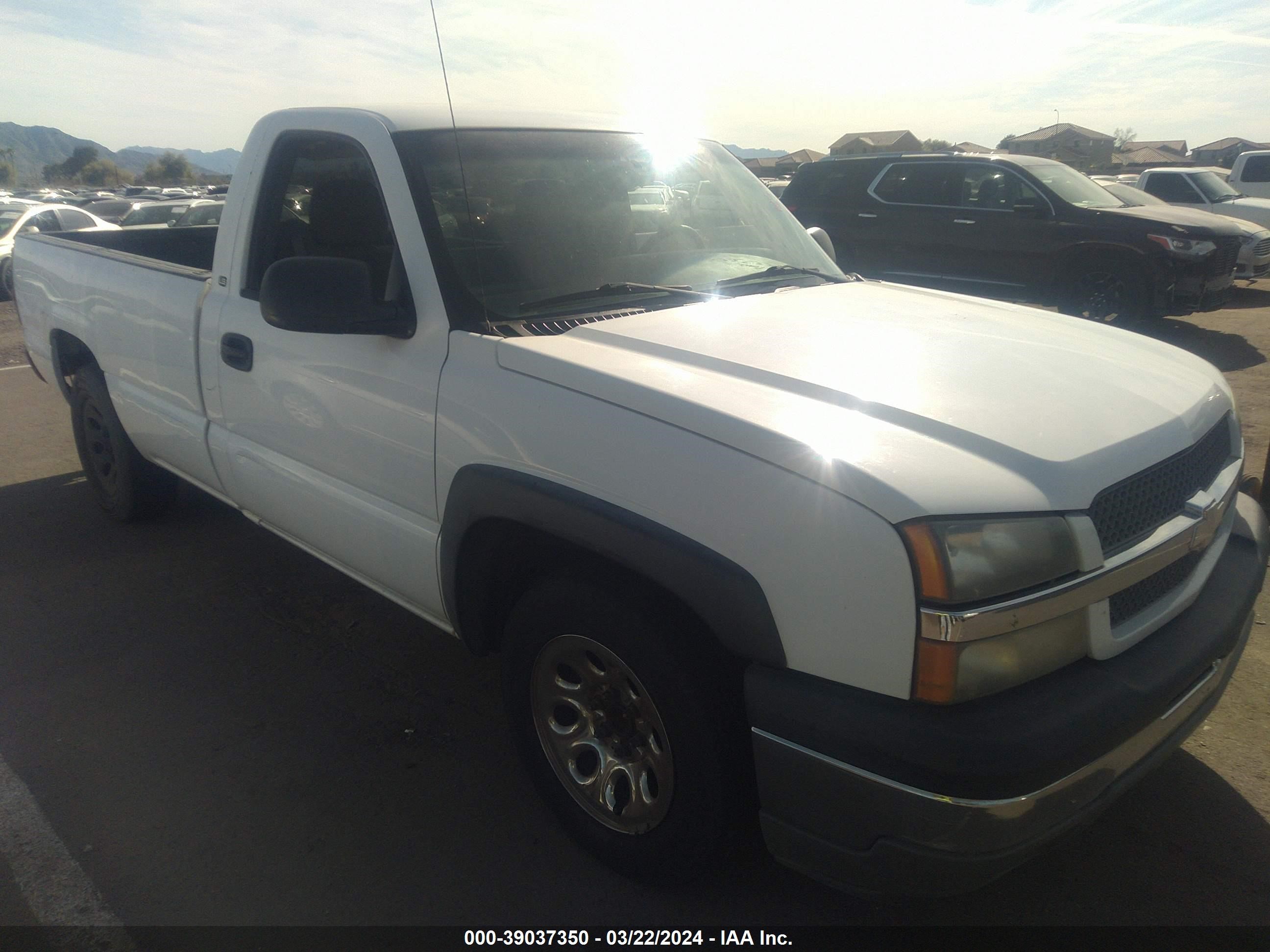 chevrolet silverado 2005 1gcec14t05z334877