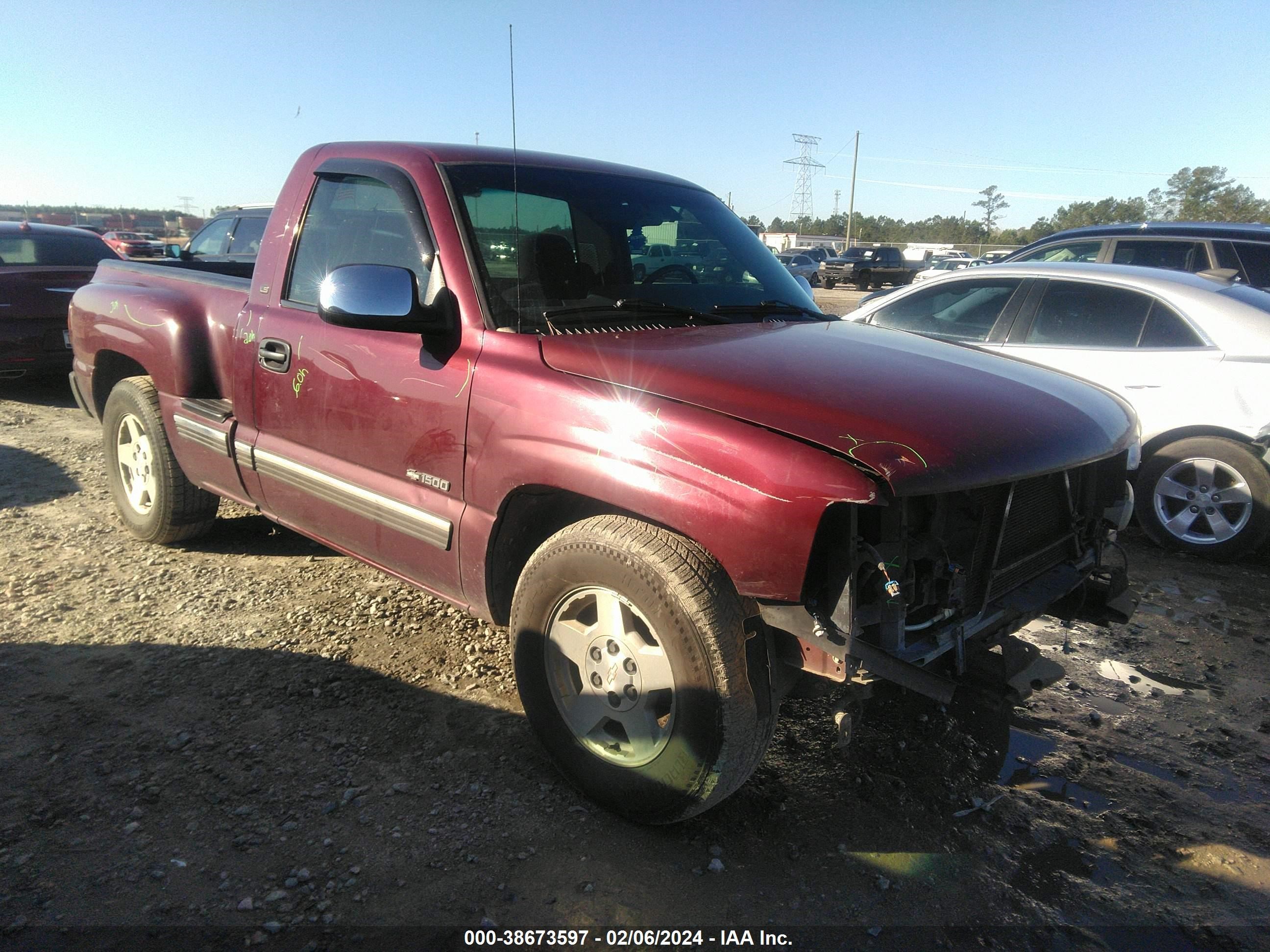 chevrolet silverado 2000 1gcec14t2yz318023