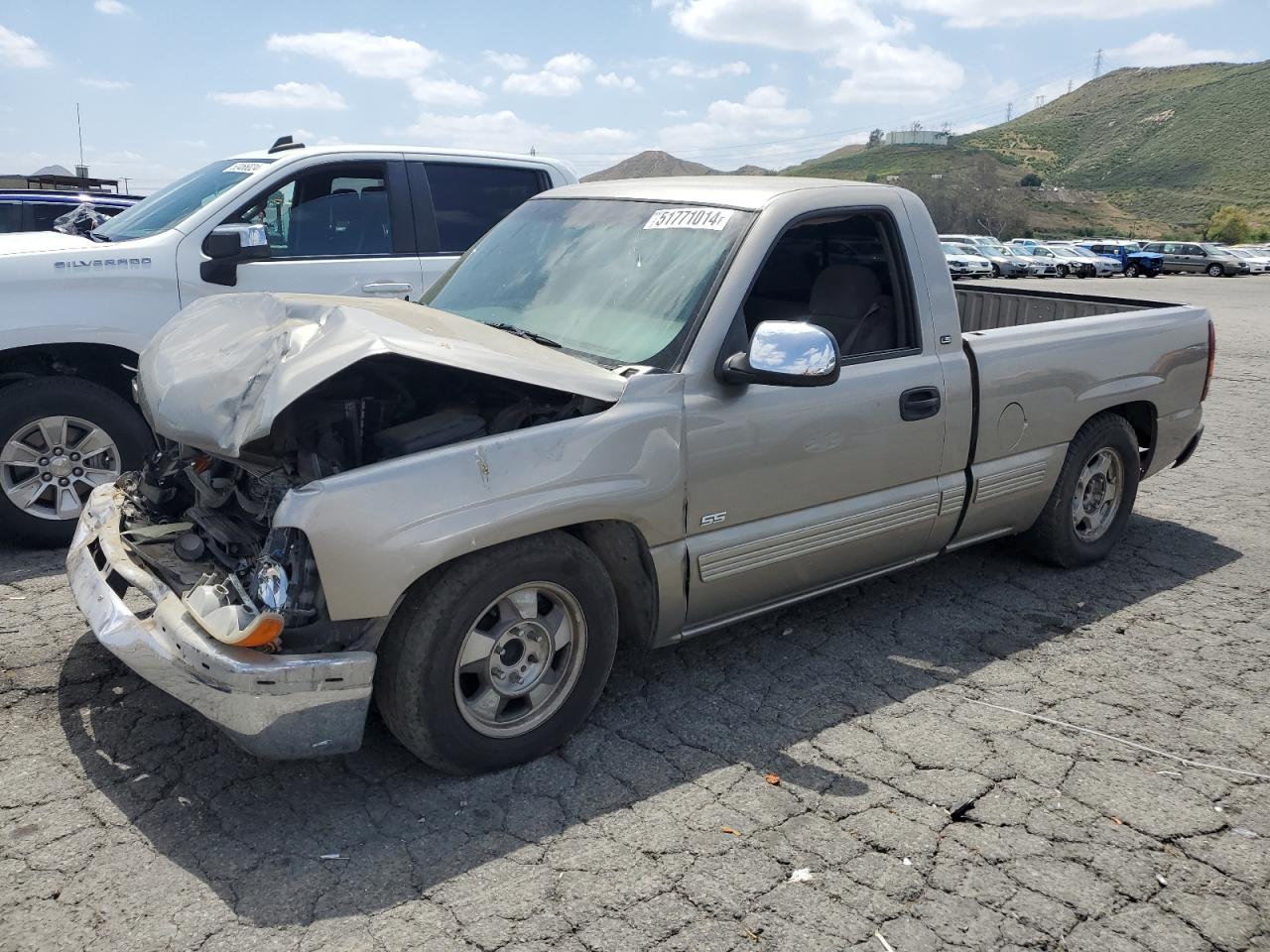 chevrolet silverado 2000 1gcec14t6yz161726