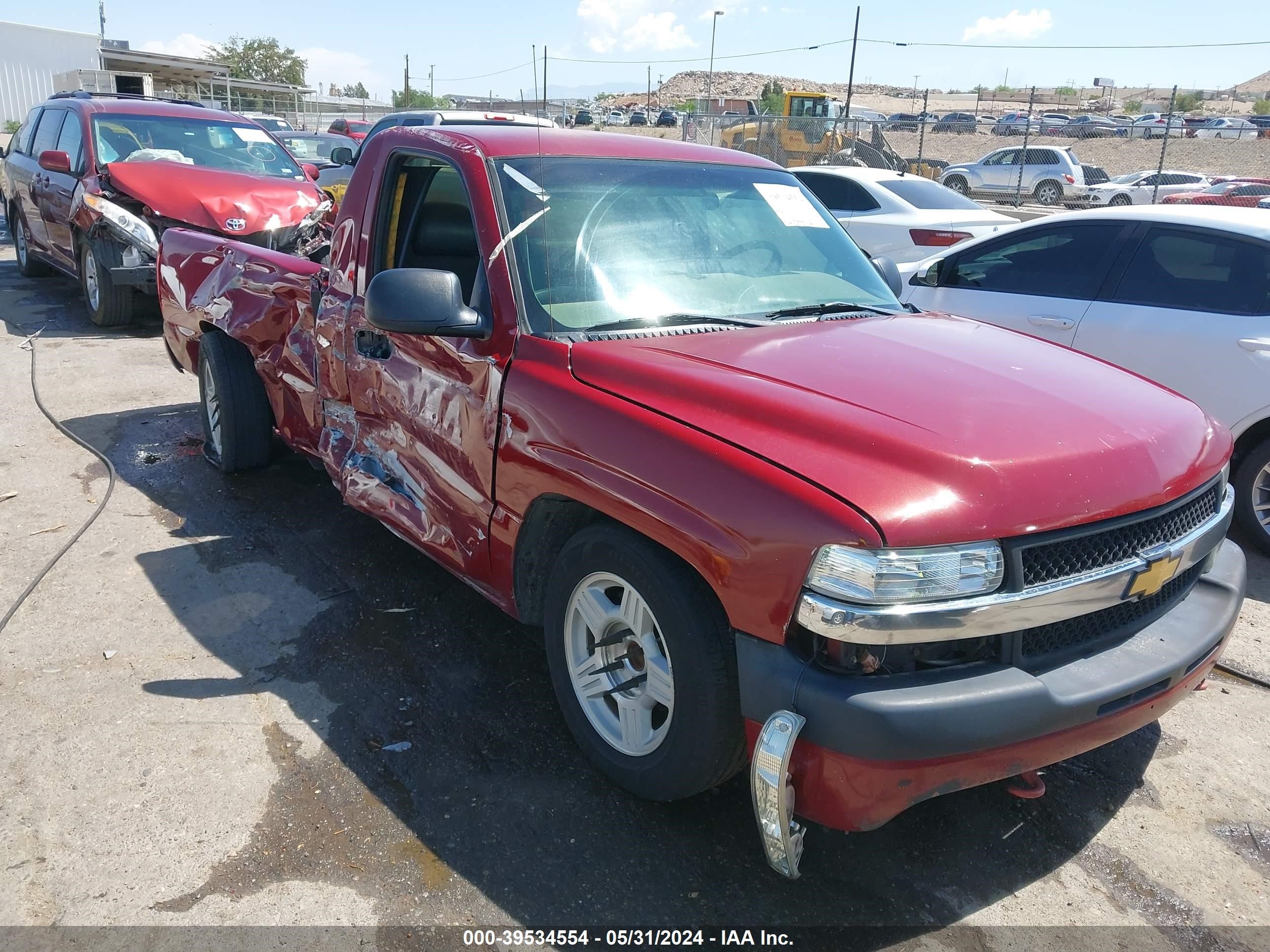 chevrolet silverado 2001 1gcec14w11z225784