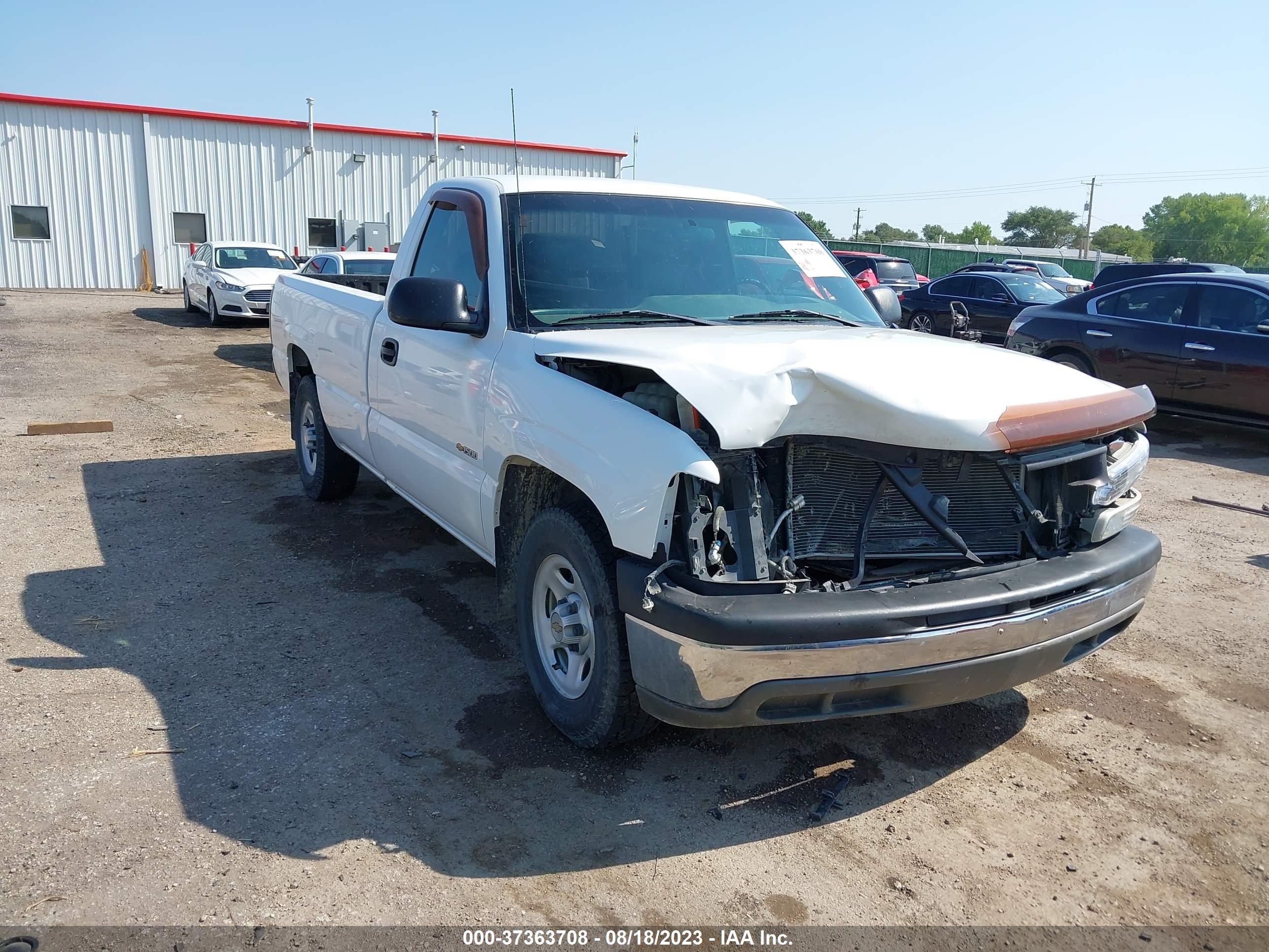 chevrolet silverado 2002 1gcec14w12z164809