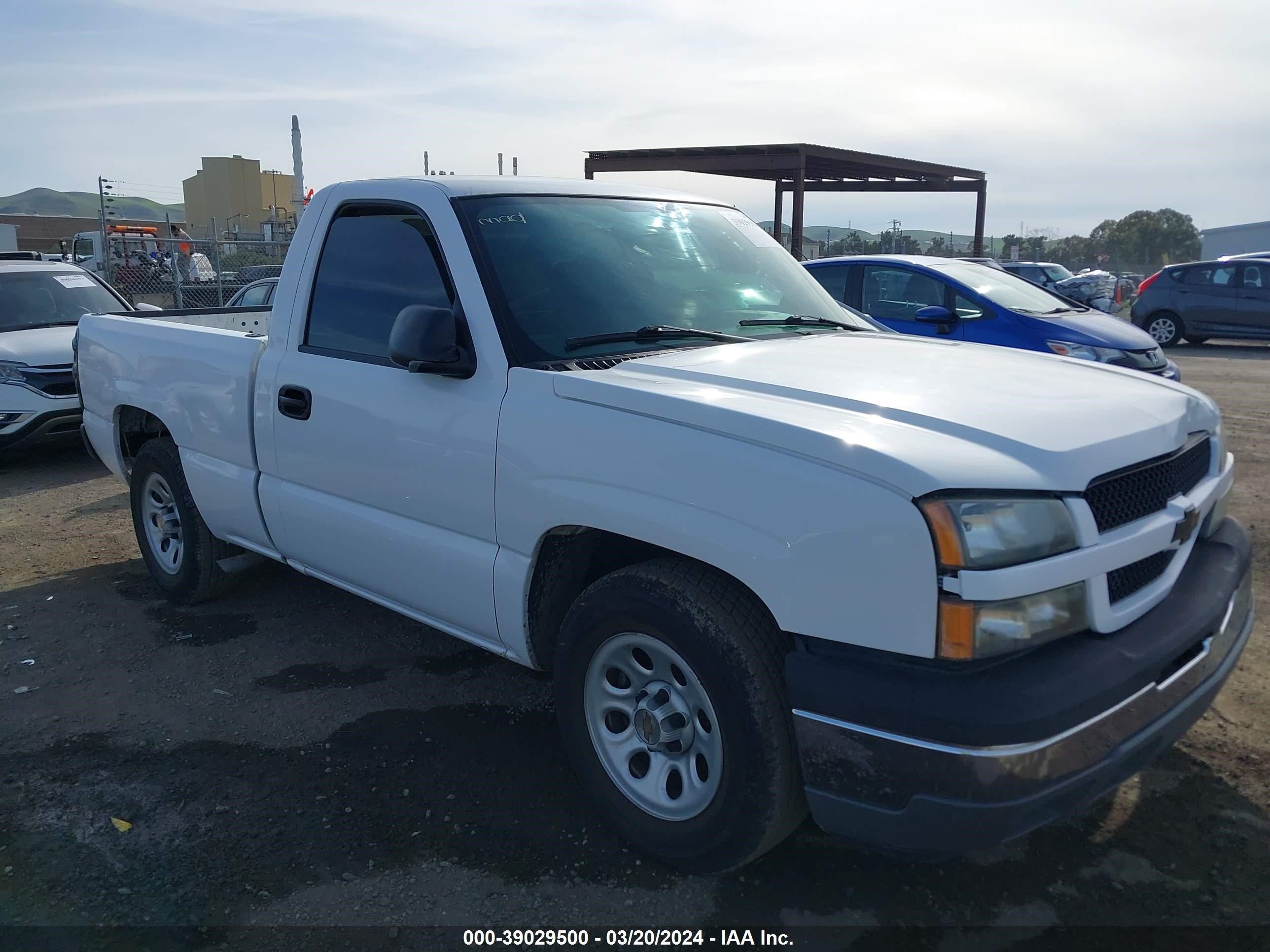 chevrolet silverado 2005 1gcec14x05z186877