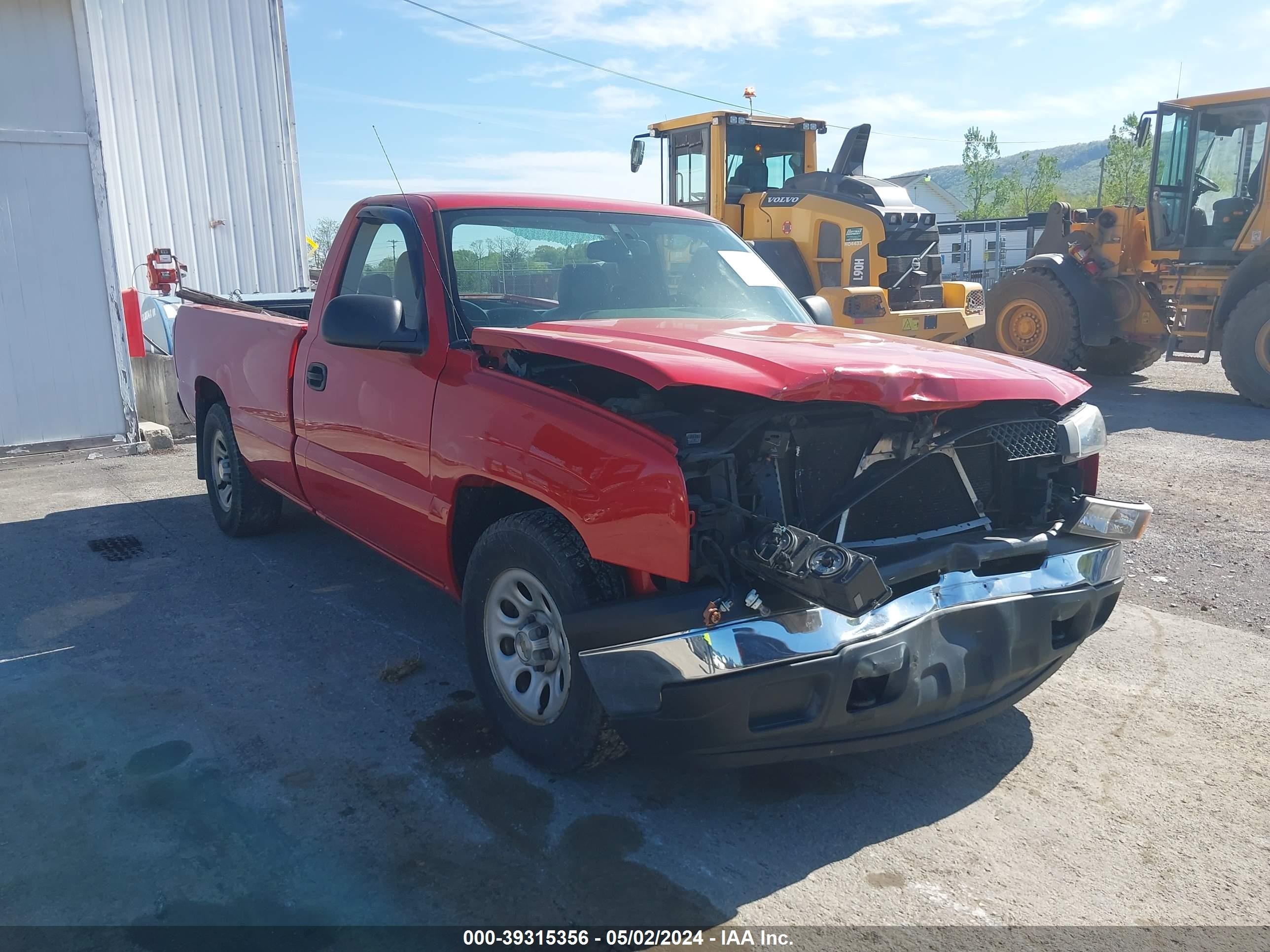 chevrolet silverado 2005 1gcec14x25z138183