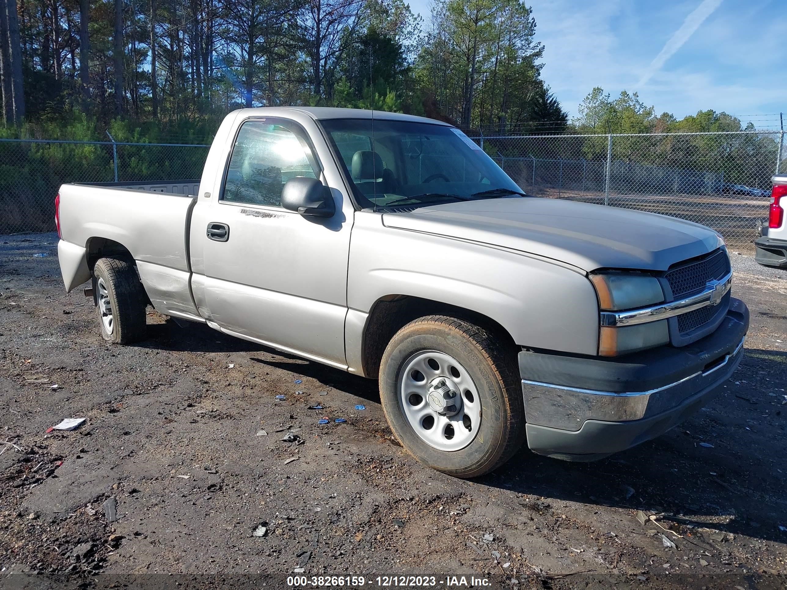 chevrolet silverado 2005 1gcec14x25z352090