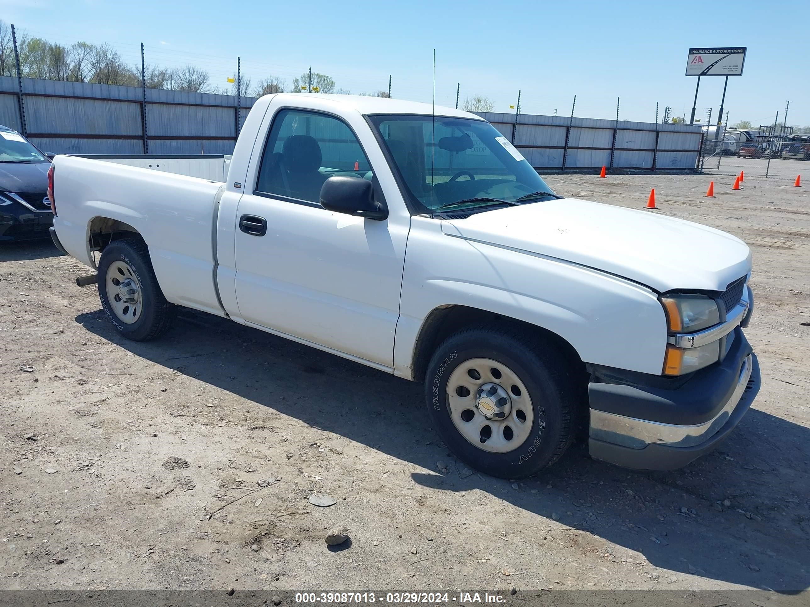 chevrolet silverado 2005 1gcec14x35z196917