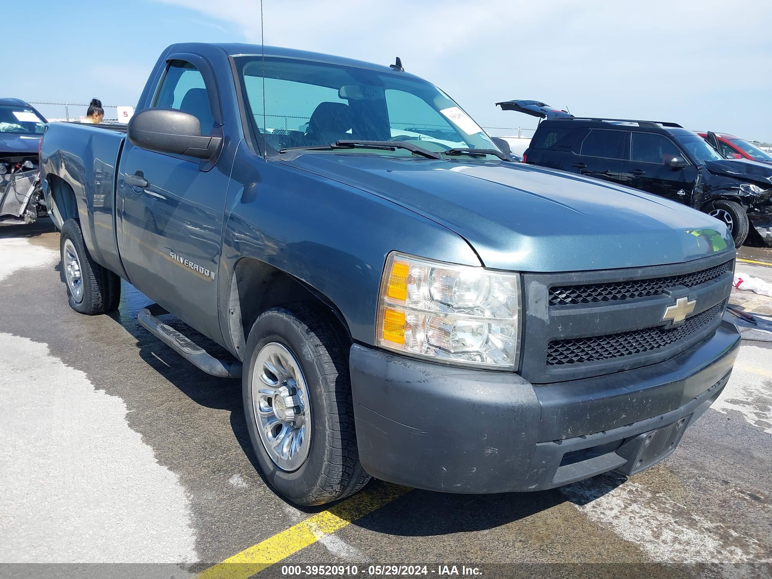 chevrolet silverado 2008 1gcec14x48z221912