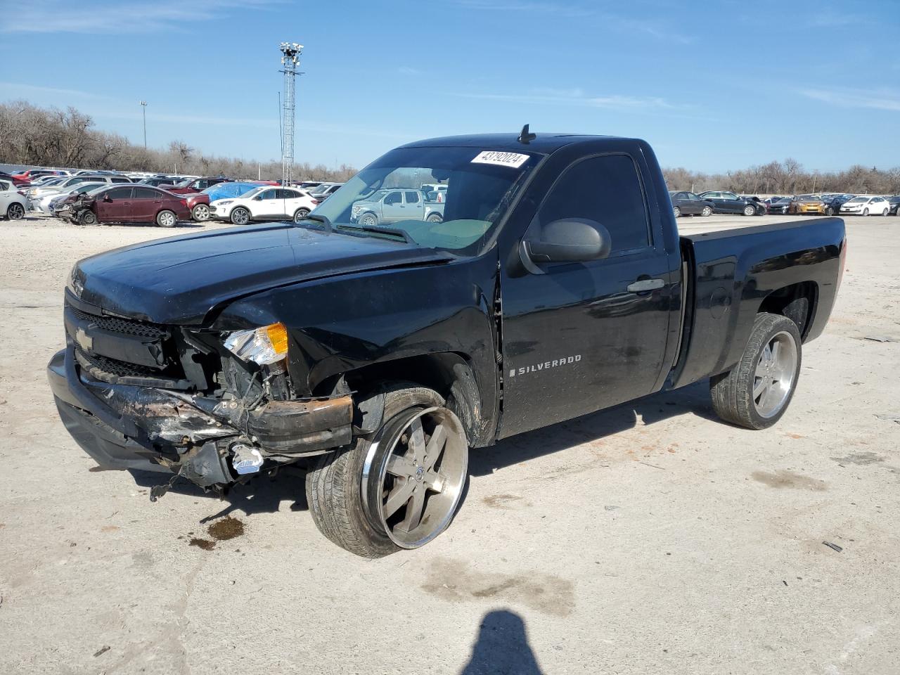 chevrolet silverado 2007 1gcec14x57z627986