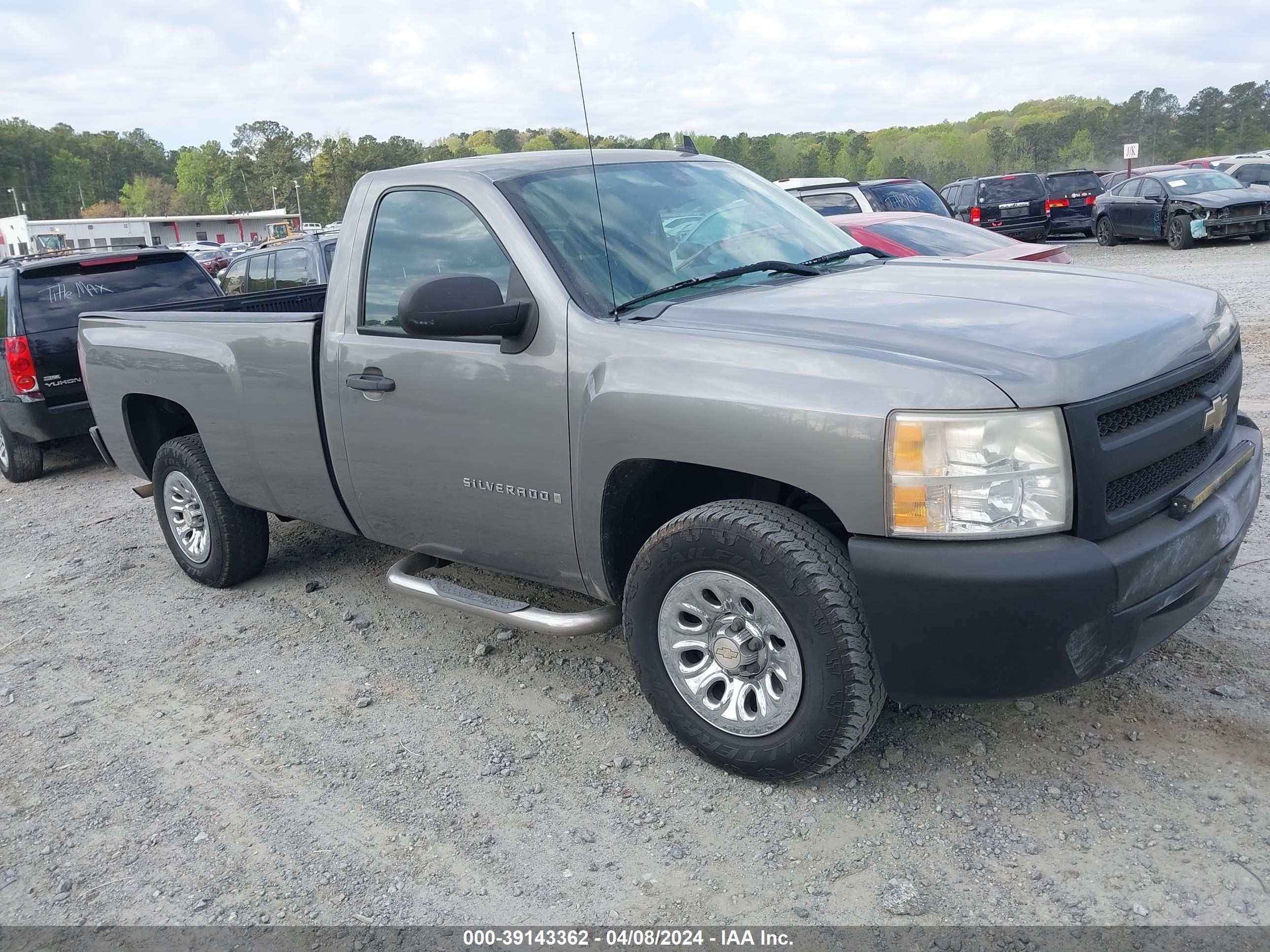 chevrolet silverado 2008 1gcec14x68z182854