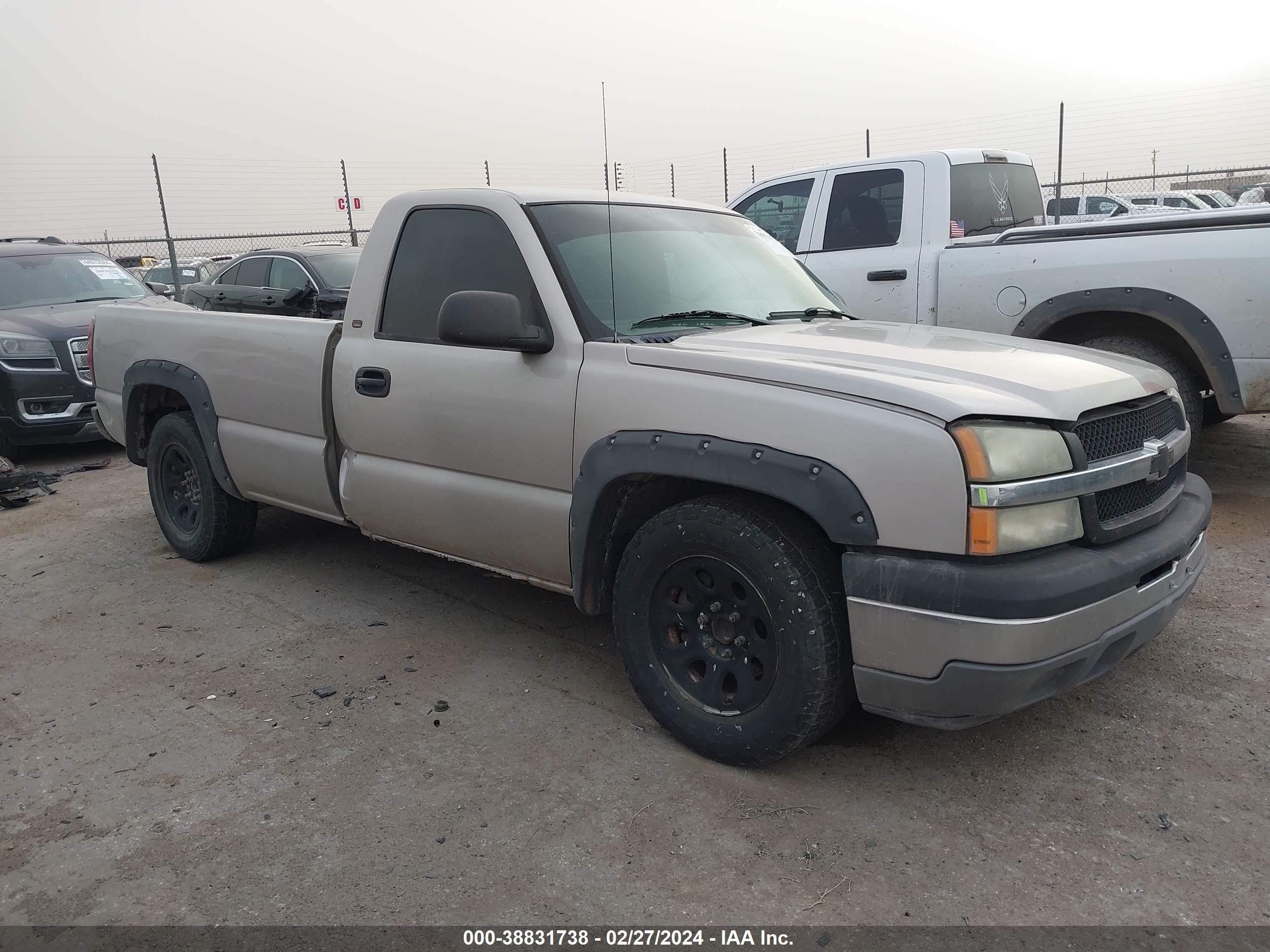 chevrolet silverado 2005 1gcec14x75z293635