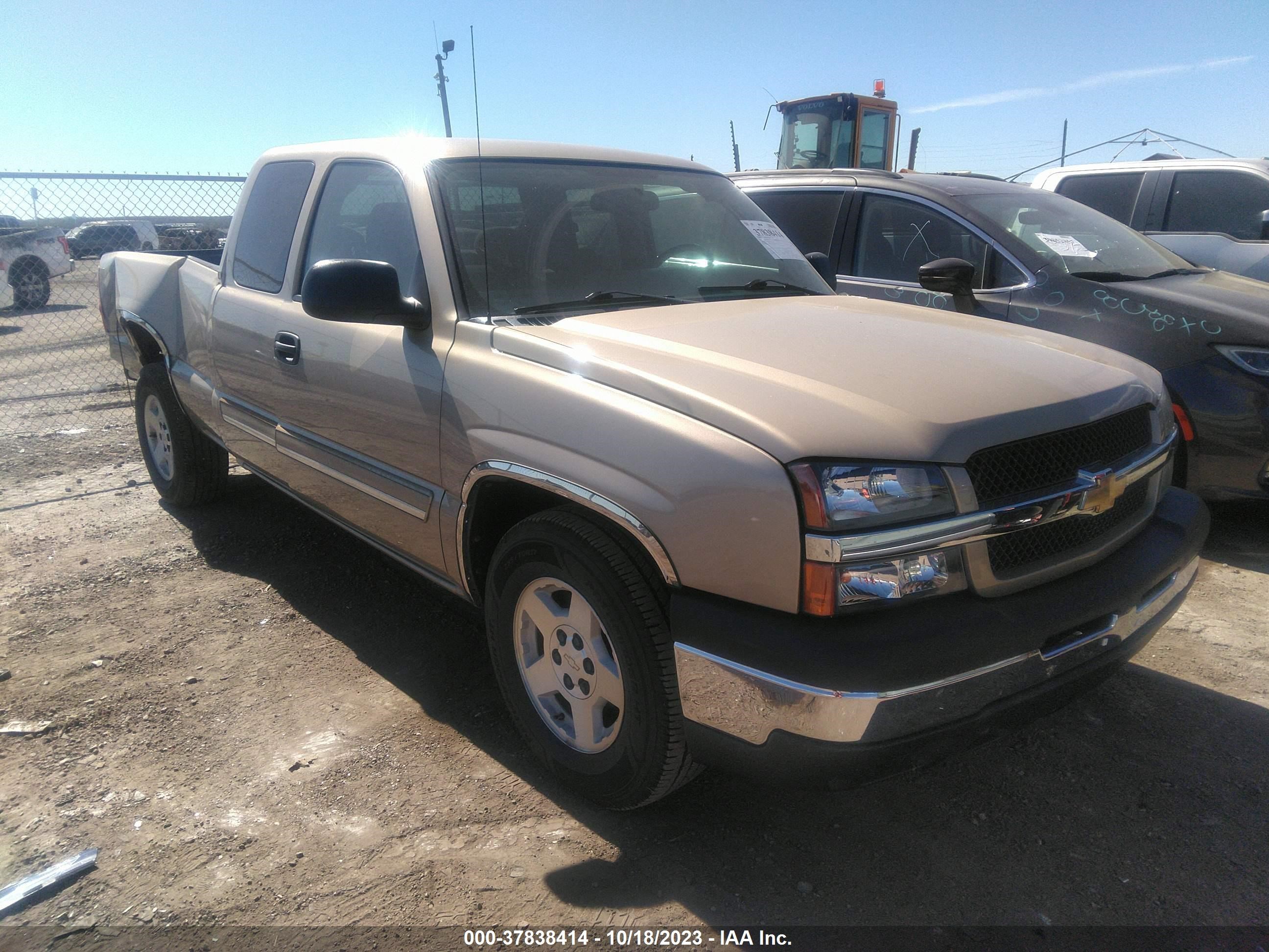 chevrolet silverado 2005 1gcec19t35z350144