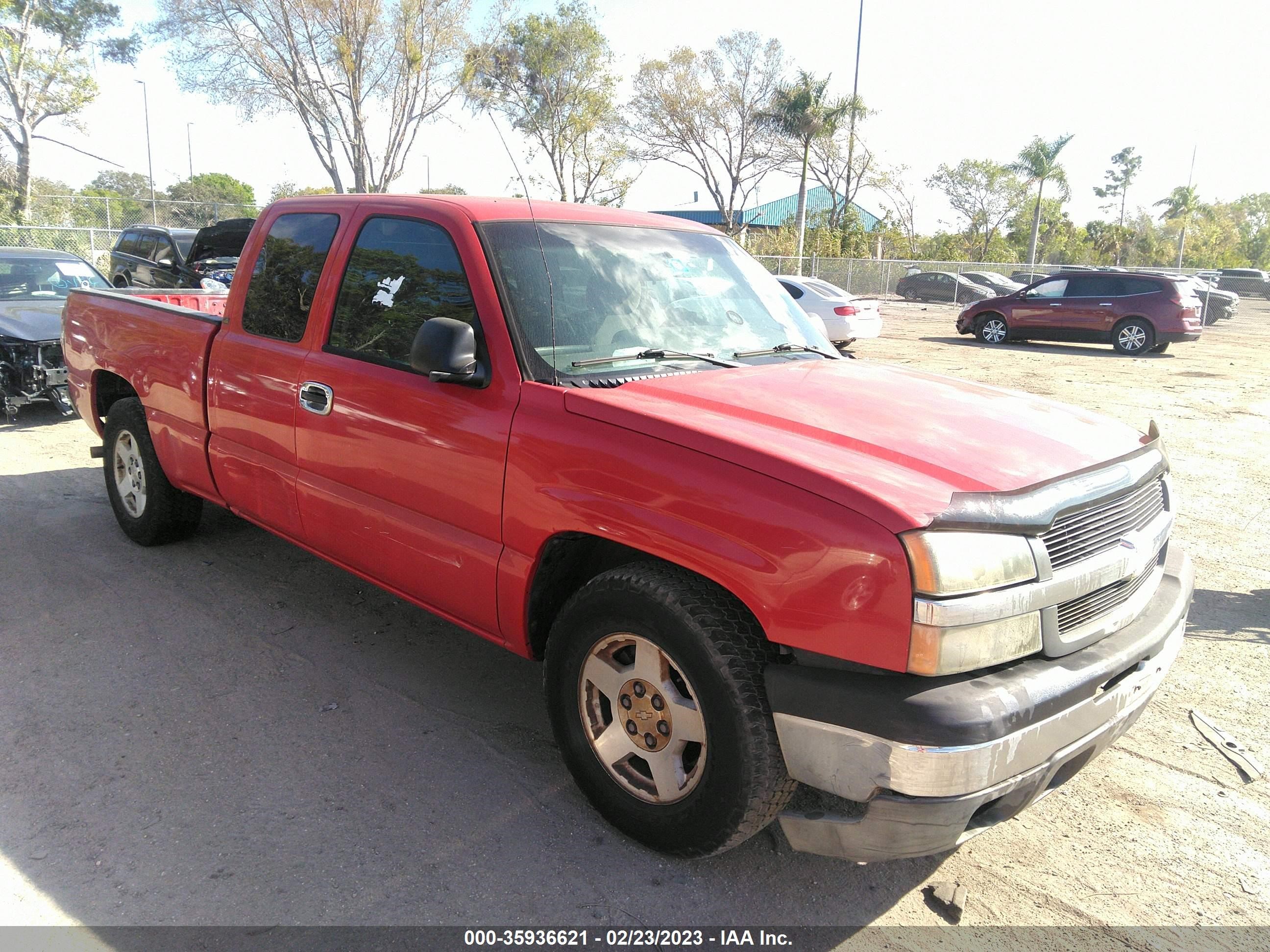 chevrolet silverado 2005 1gcec19t95z157206