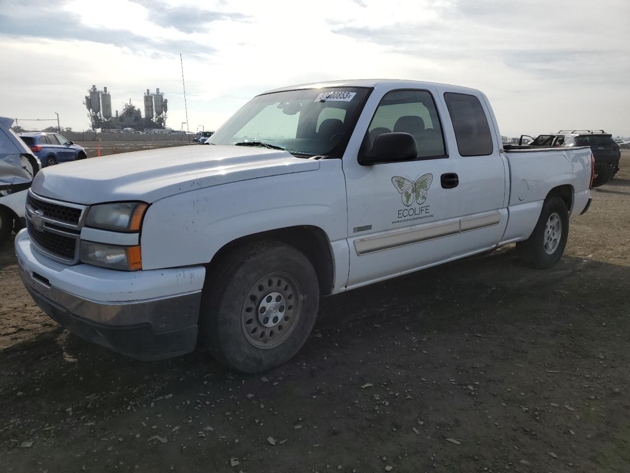 chevrolet silverado 2006 1gcec19t96z225215