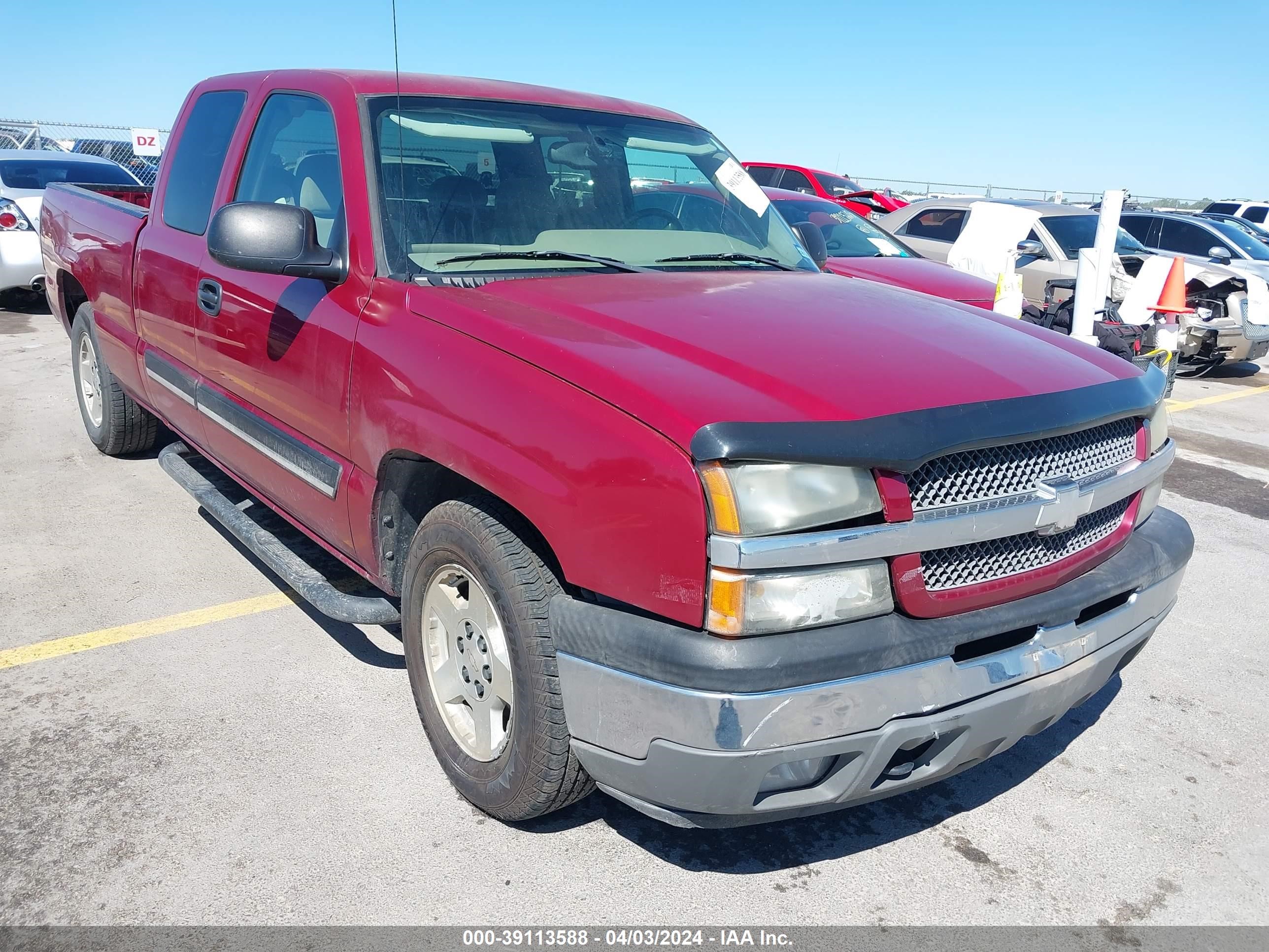 chevrolet silverado 2005 1gcec19v45z346248