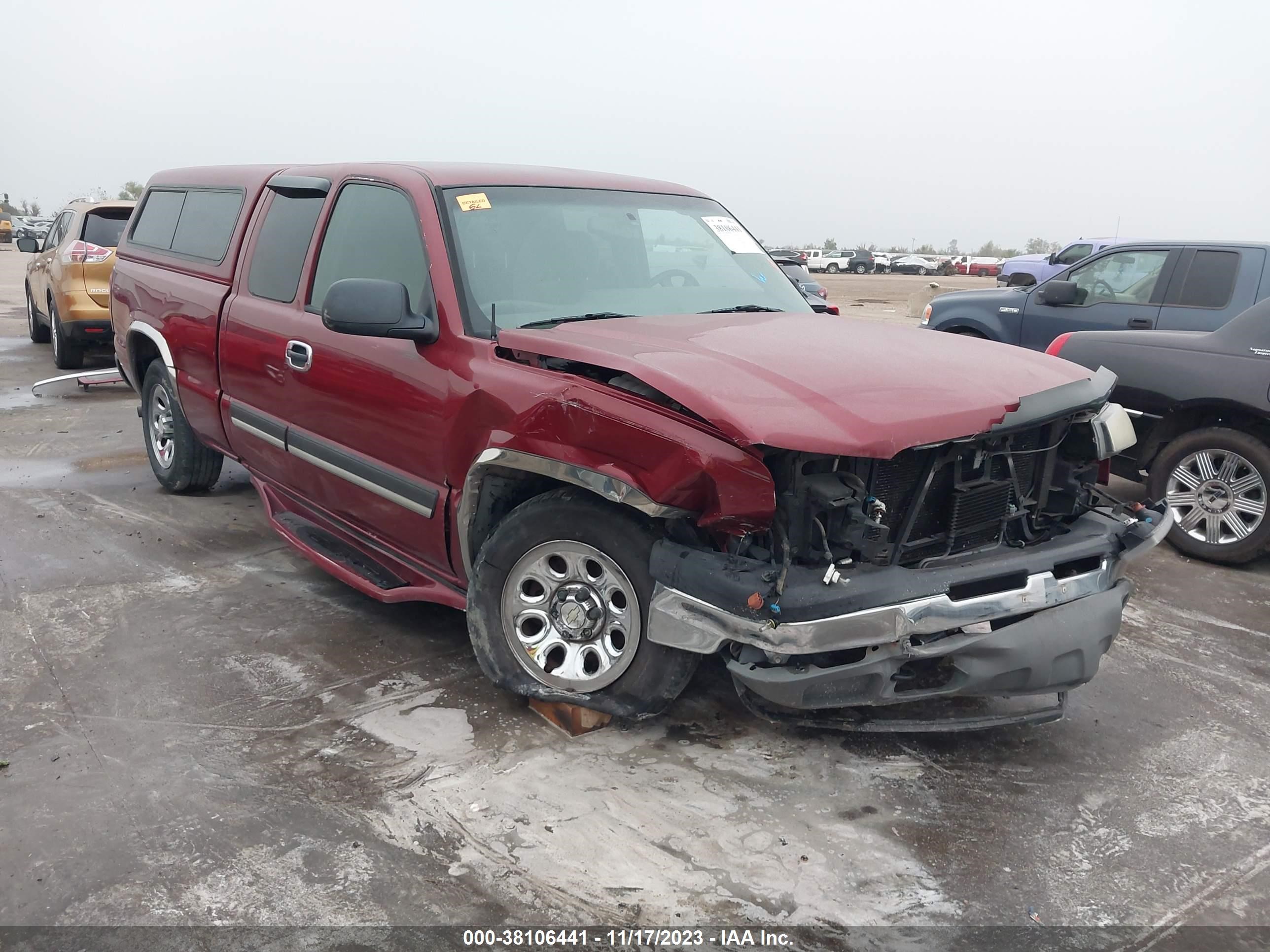 chevrolet silverado 2005 1gcec19v95z335696