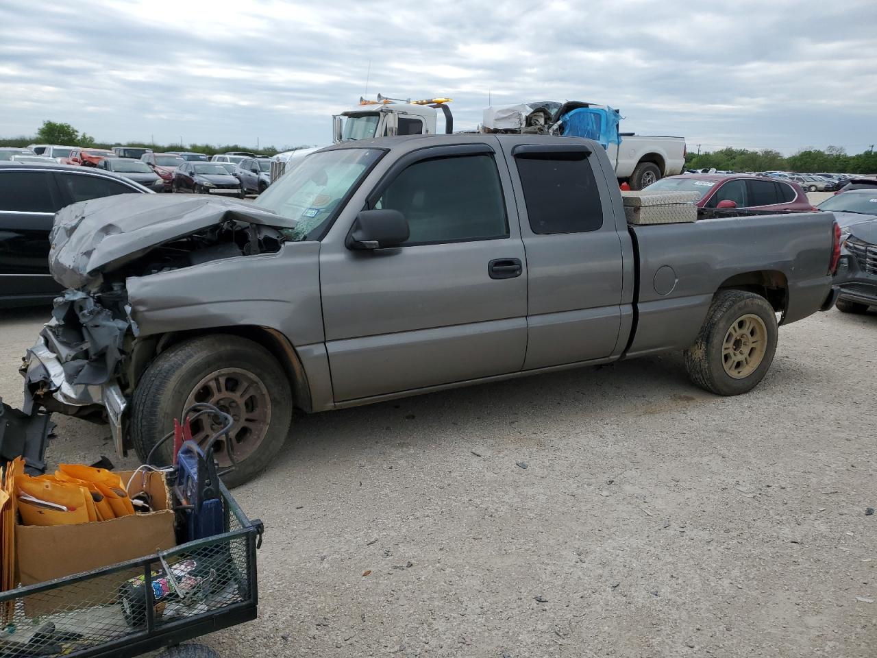 chevrolet silverado 2007 1gcec19v97z156285