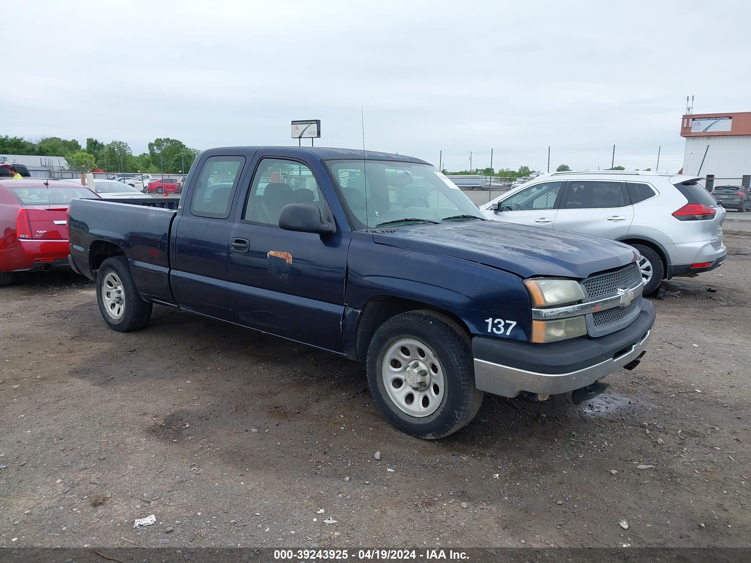 chevrolet silverado 2005 1gcec19x65z287382