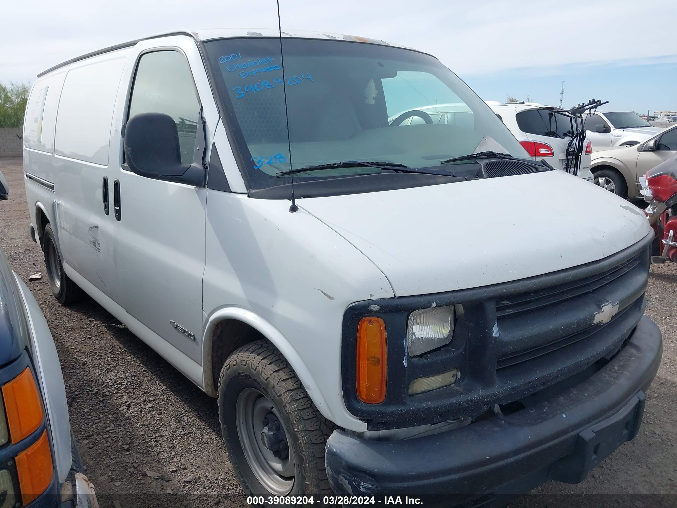 chevrolet express 2001 1gceg15w511181595