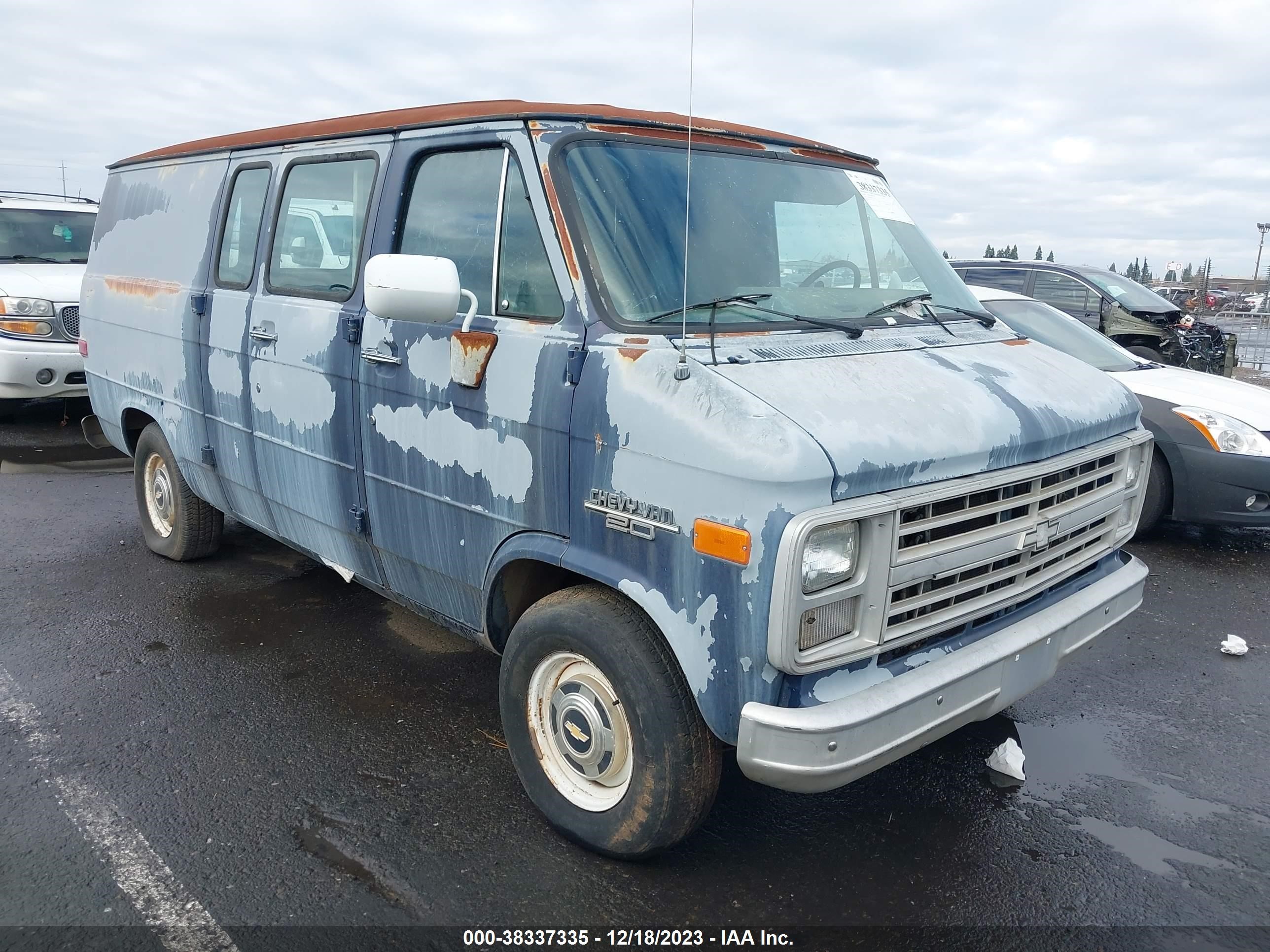 chevrolet van 1988 1gceg25h7j7162793