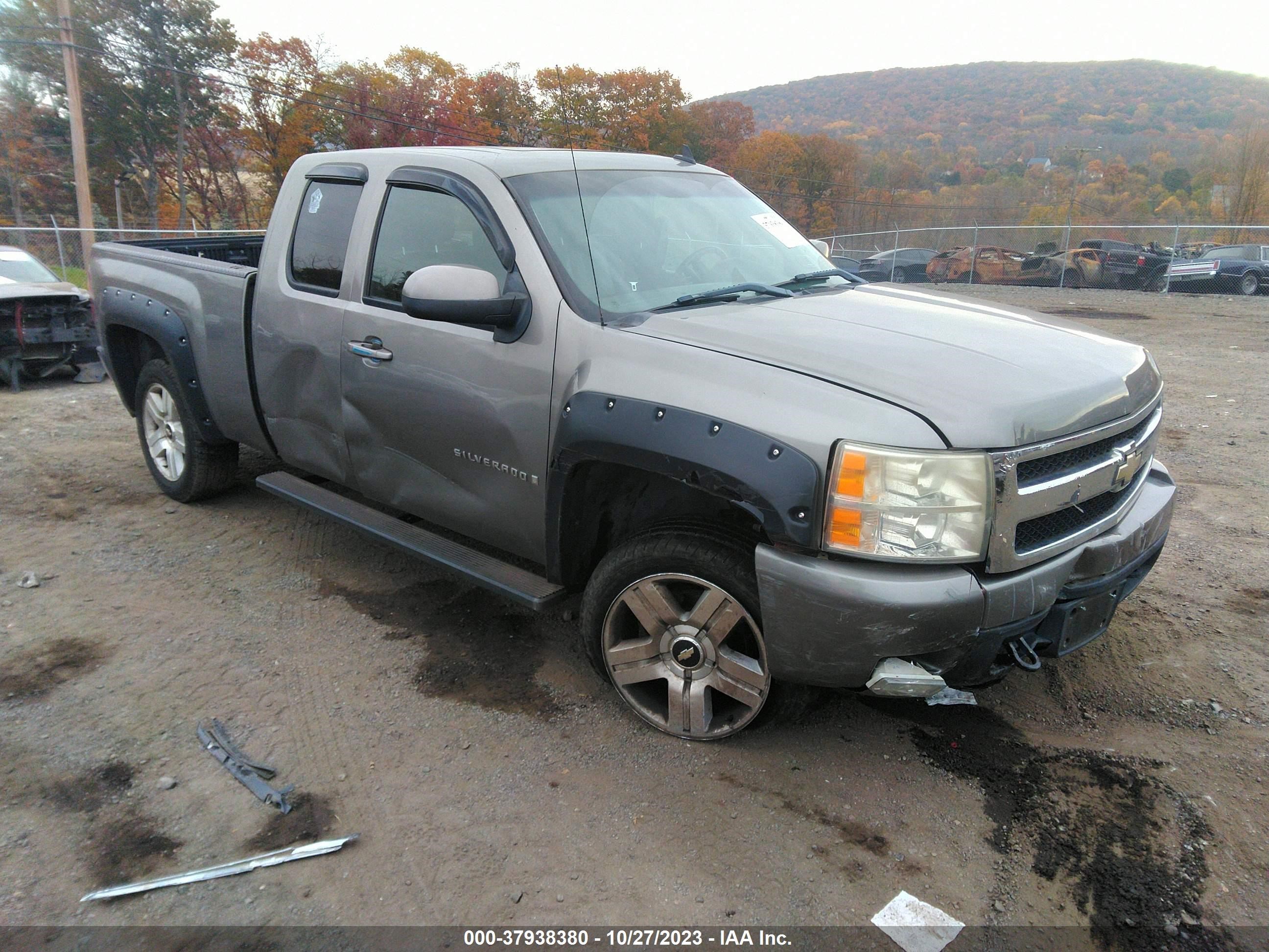 chevrolet silverado 2007 1gcek190x7z580873